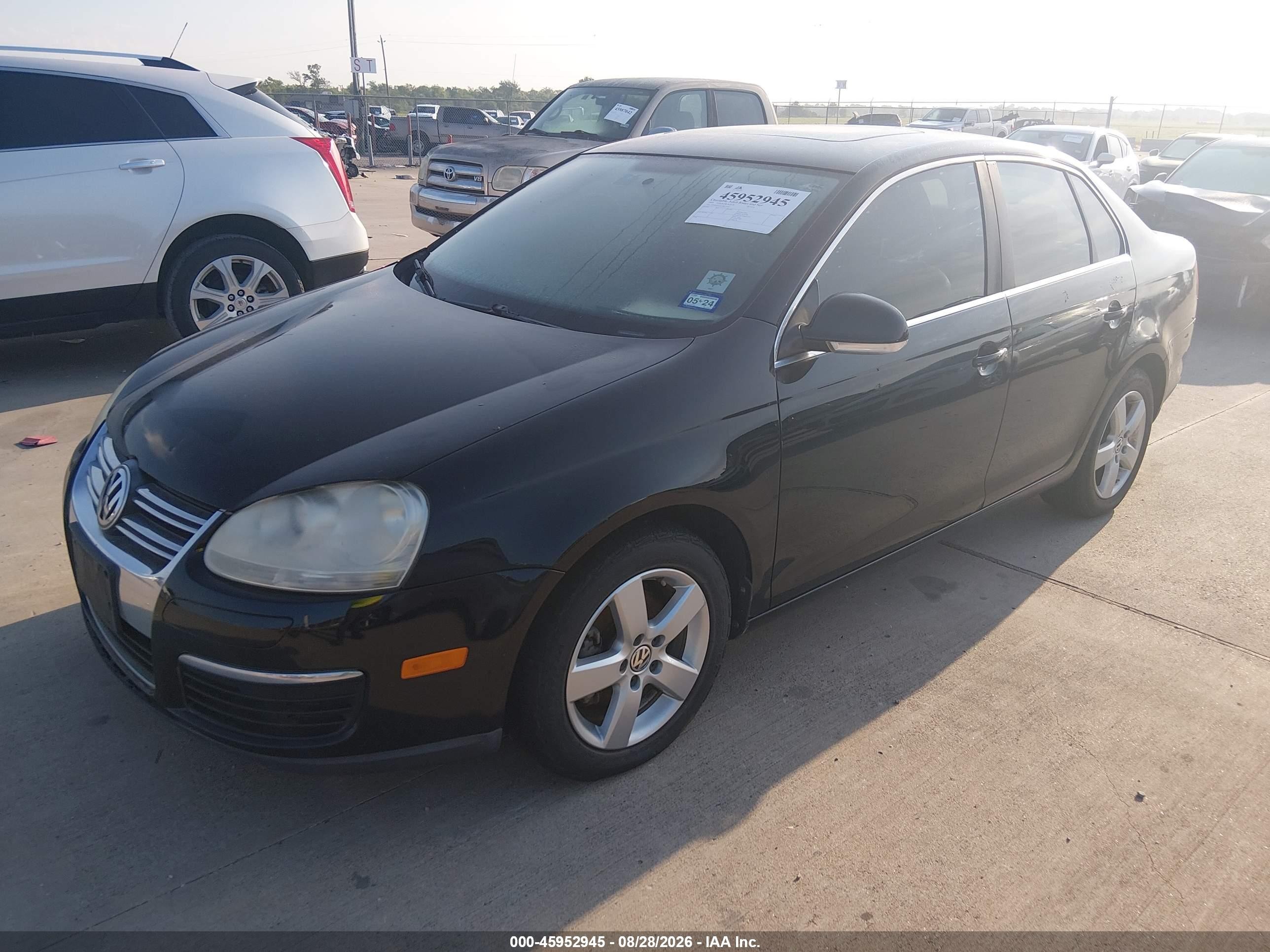 2009 Volkswagen Jetta Se Black vin: 3VWRM71K39M120547