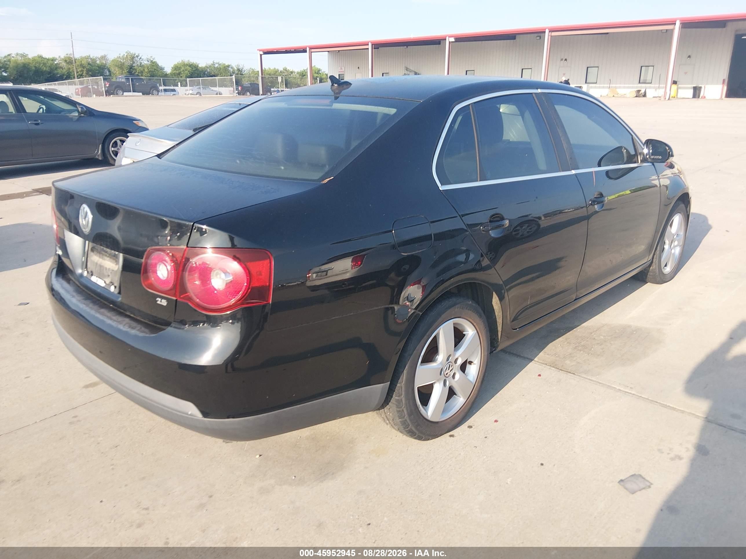 2009 Volkswagen Jetta Se Black vin: 3VWRM71K39M120547