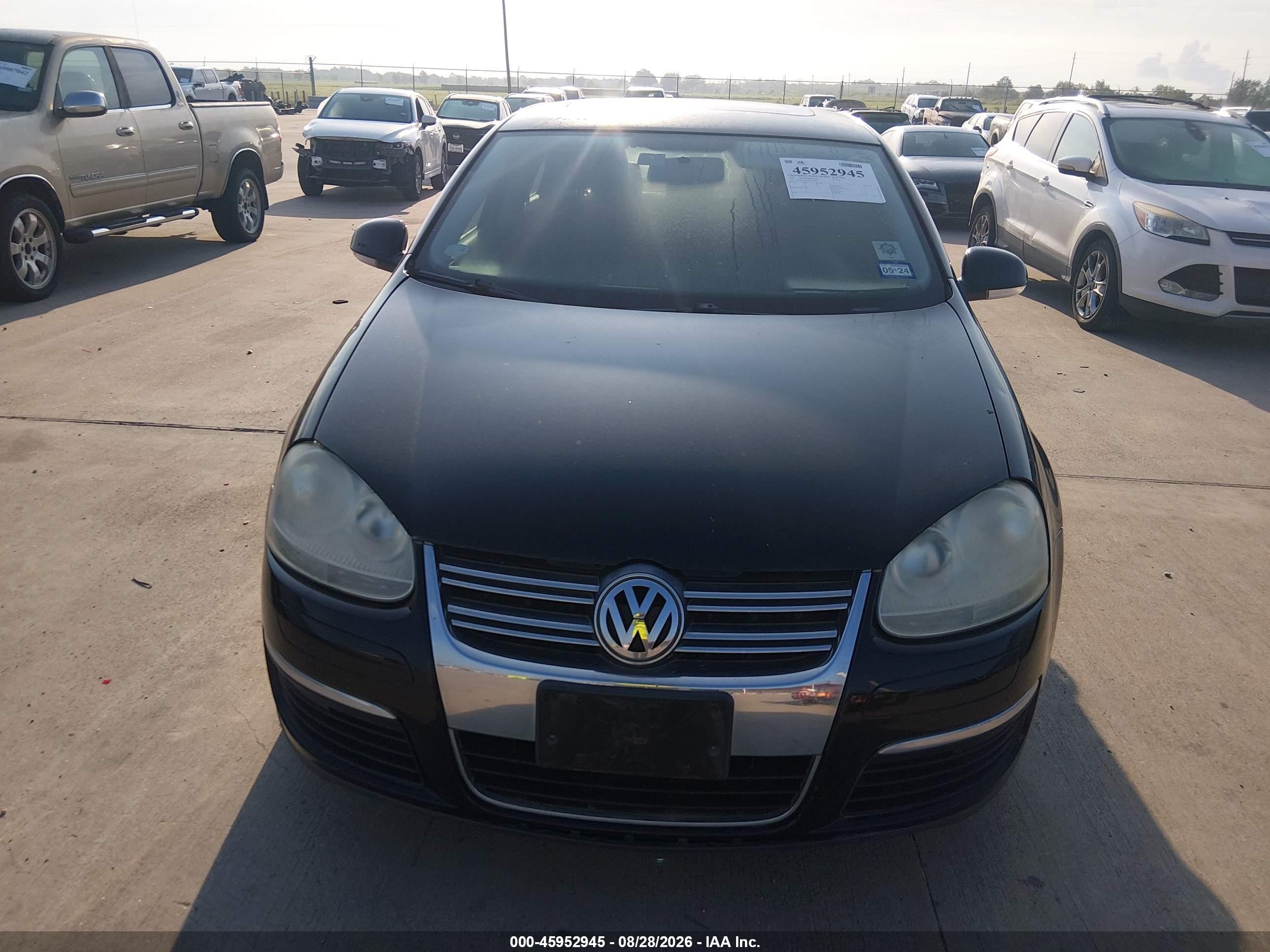 2009 Volkswagen Jetta Se Black vin: 3VWRM71K39M120547