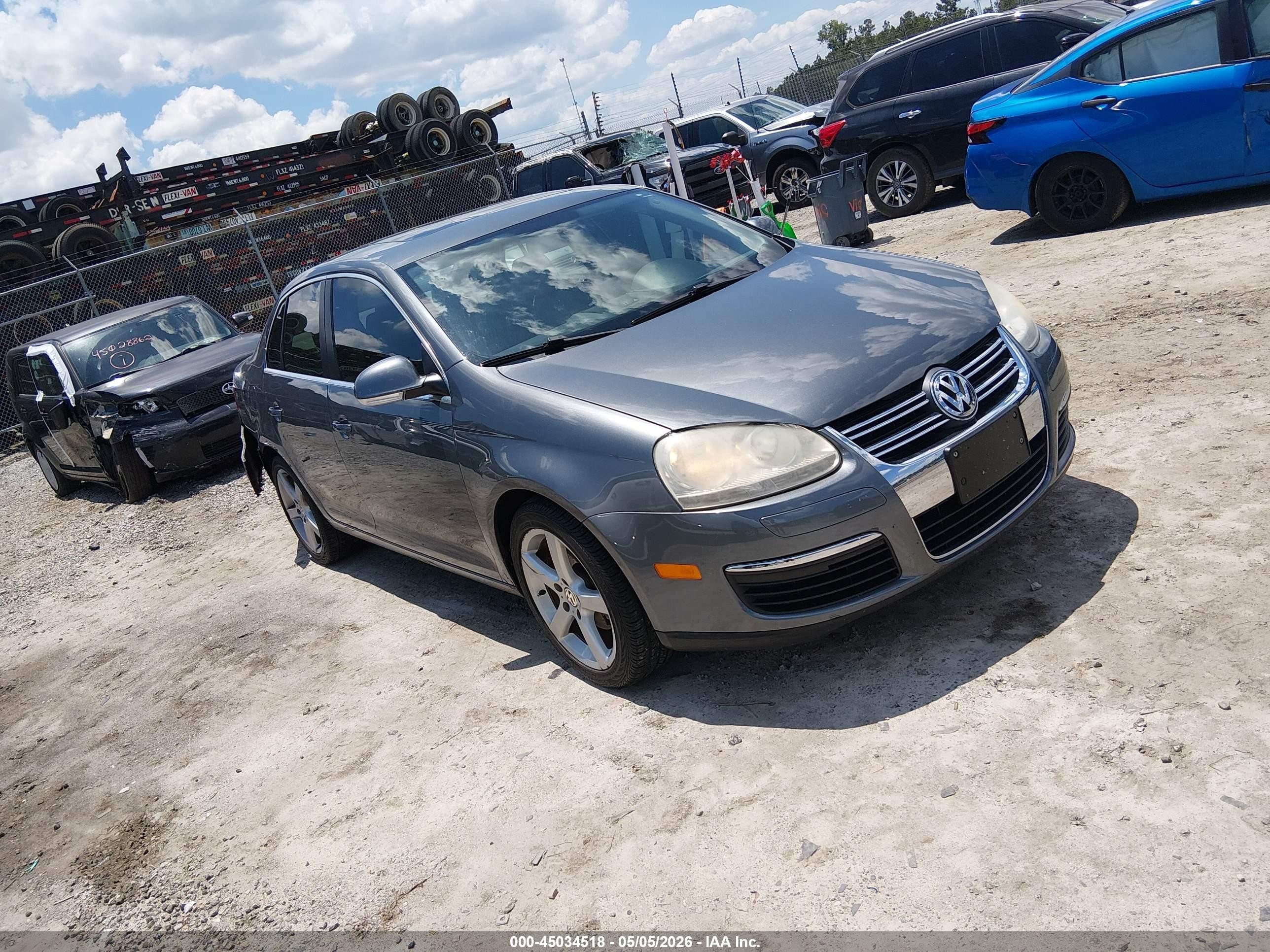 2009 Volkswagen Jetta Se Gray vin: 3VWRM71K39M178433
