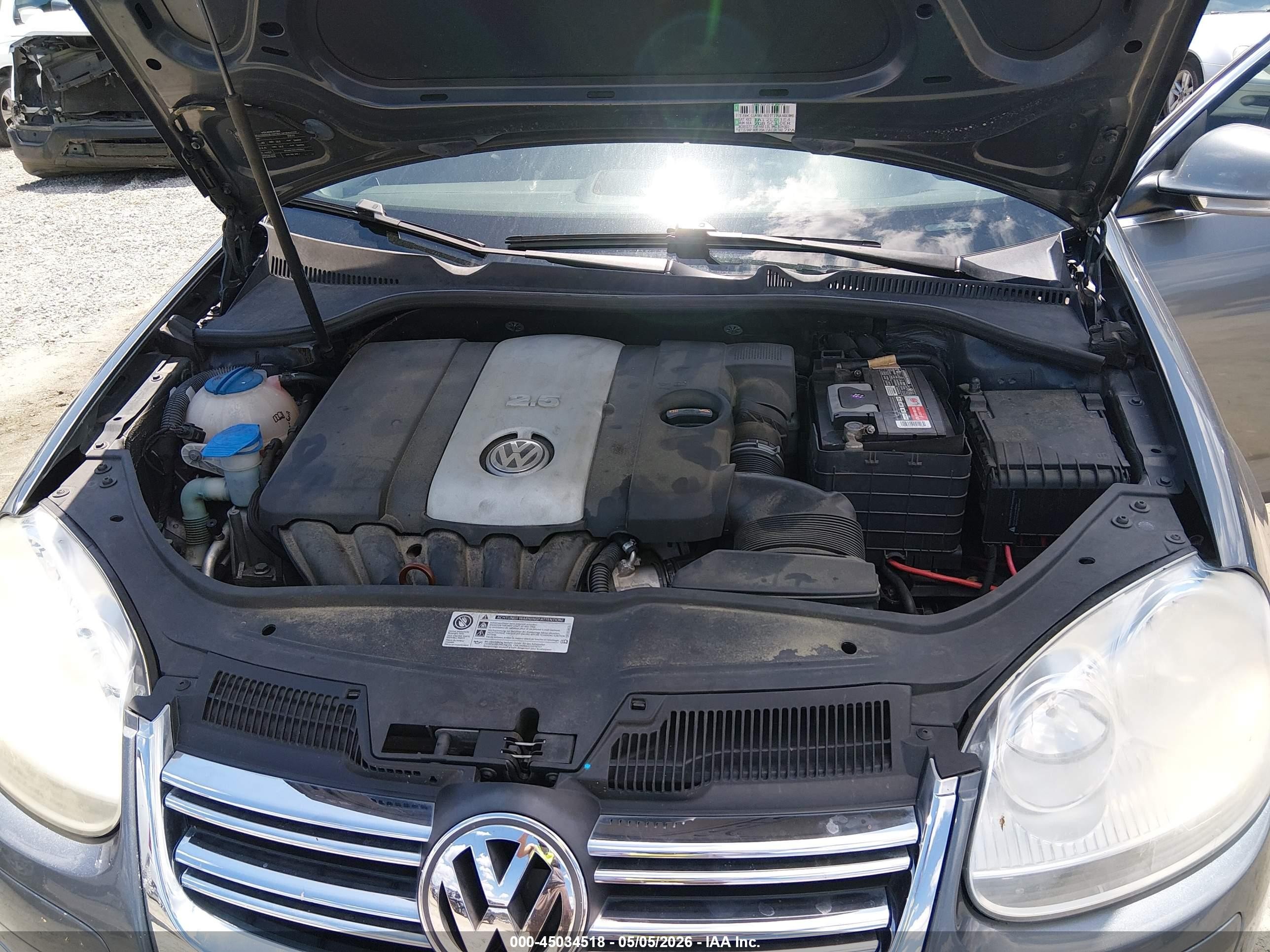 2009 Volkswagen Jetta Se Серый vin: 3VWRM71K39M178433
