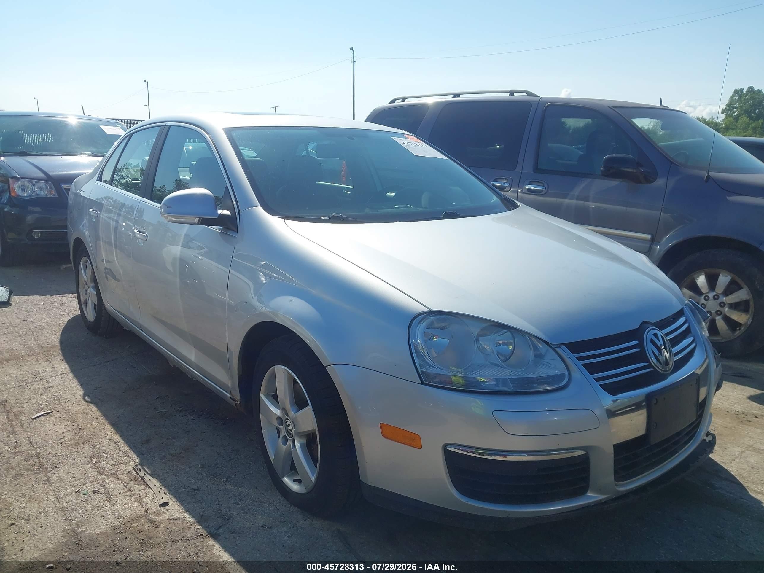 2008 Volkswagen Jetta Se/sel Серебряный vin: 3VWRM71K48M043993
