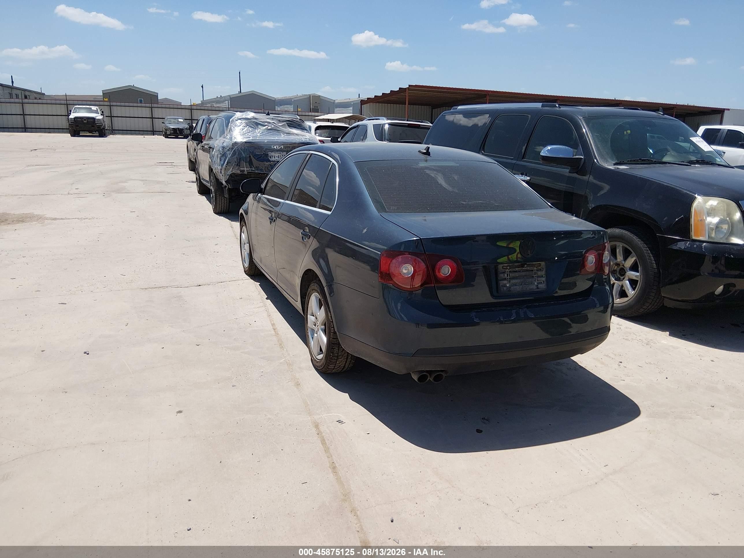 2008 Volkswagen Jetta Se/sel Blue vin: 3VWRM71K48M095723