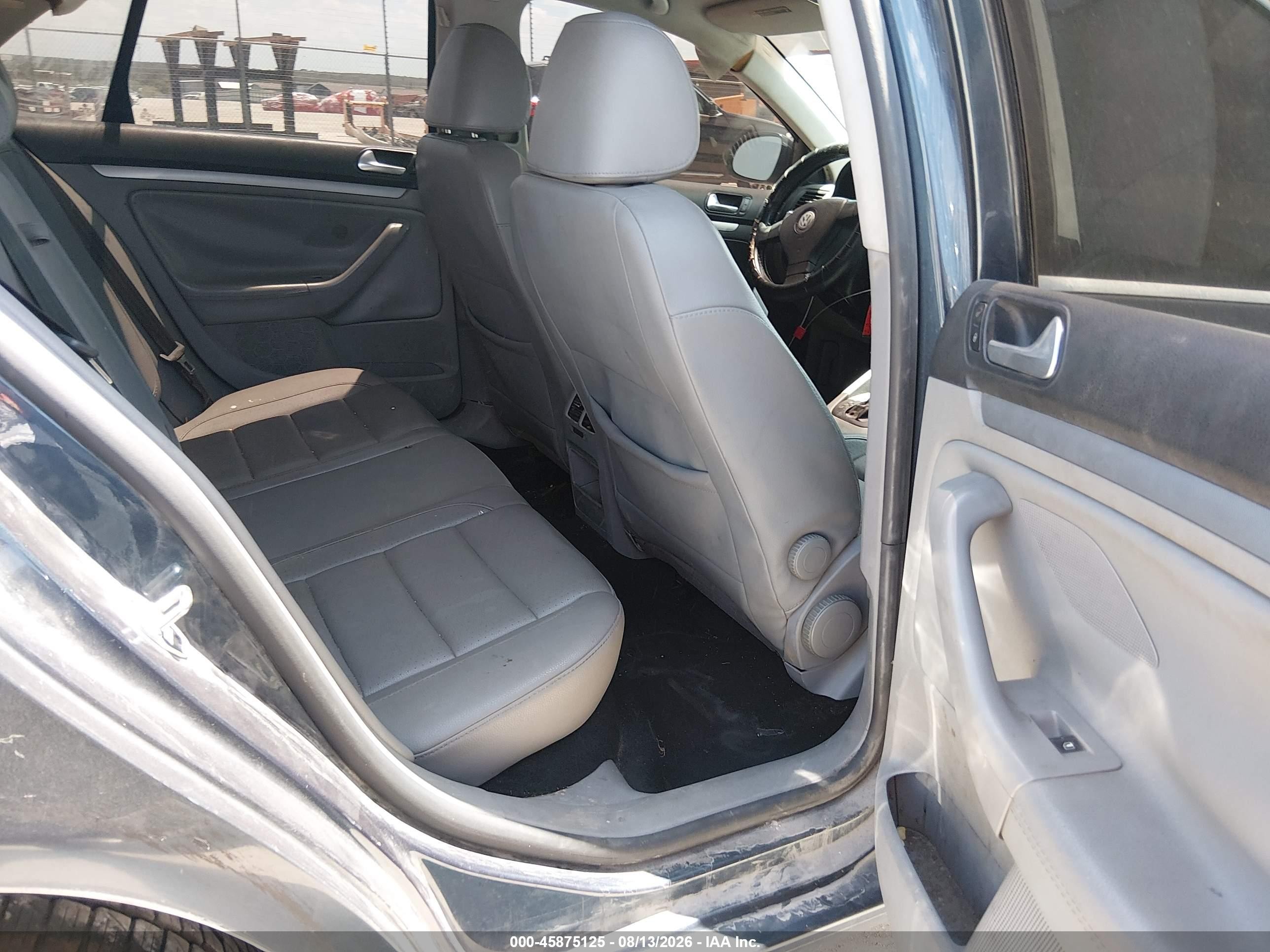 2008 Volkswagen Jetta Se/sel Blue vin: 3VWRM71K48M095723
