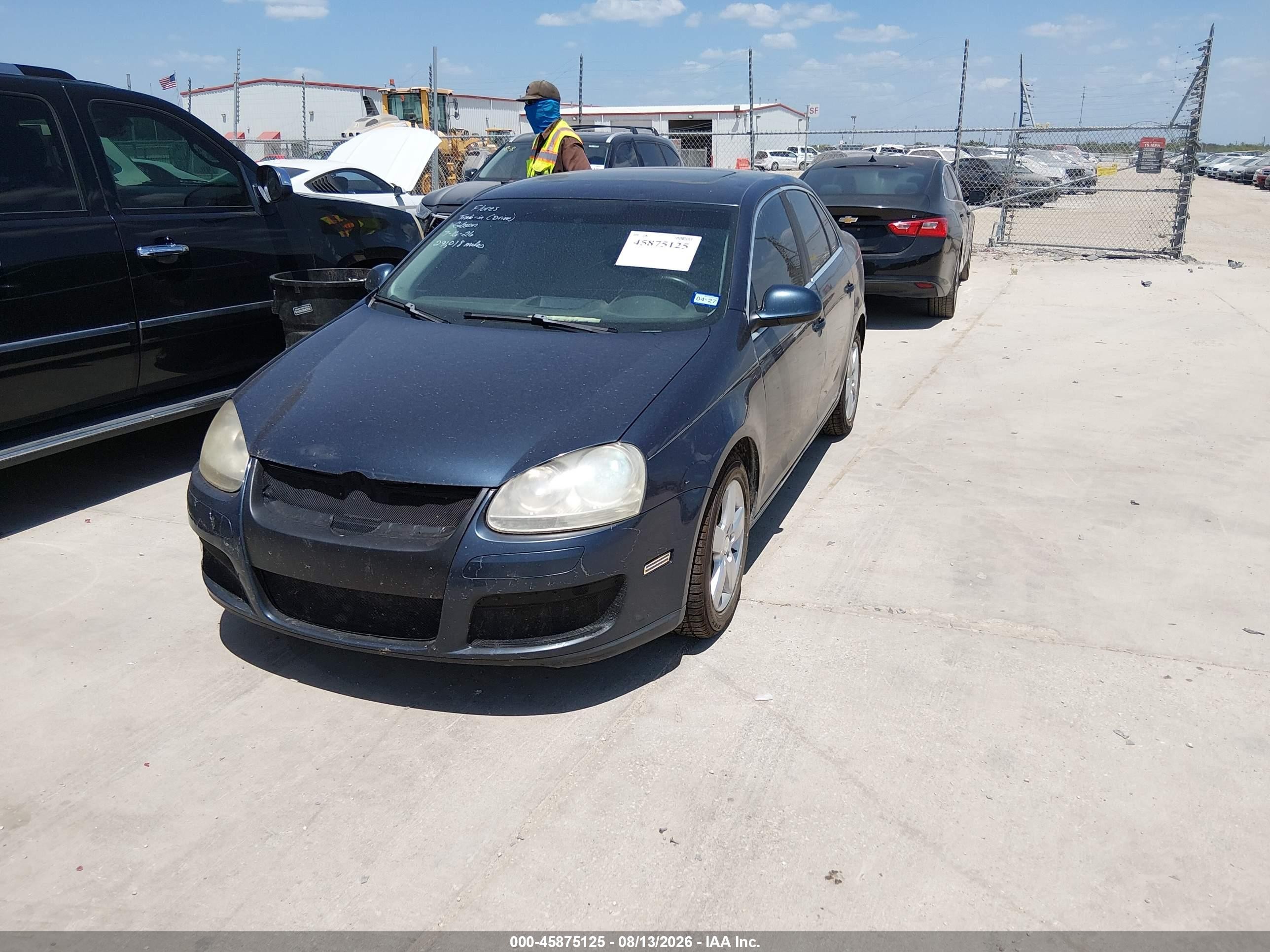 2008 Volkswagen Jetta Se/sel Blue vin: 3VWRM71K48M095723