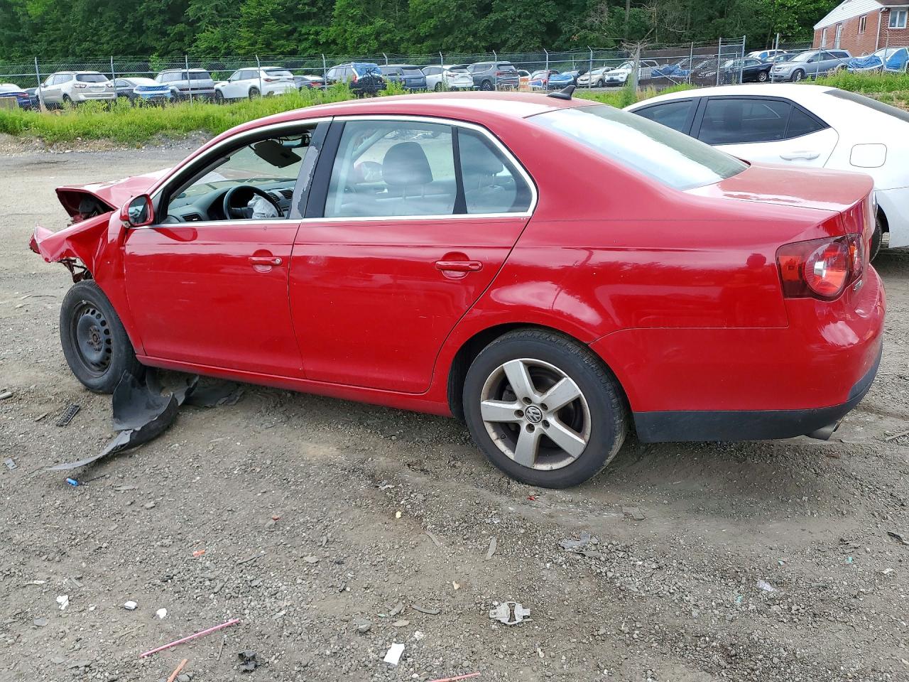 2008 Volkswagen Jetta Se Red vin: 3VWRM71K48M114349