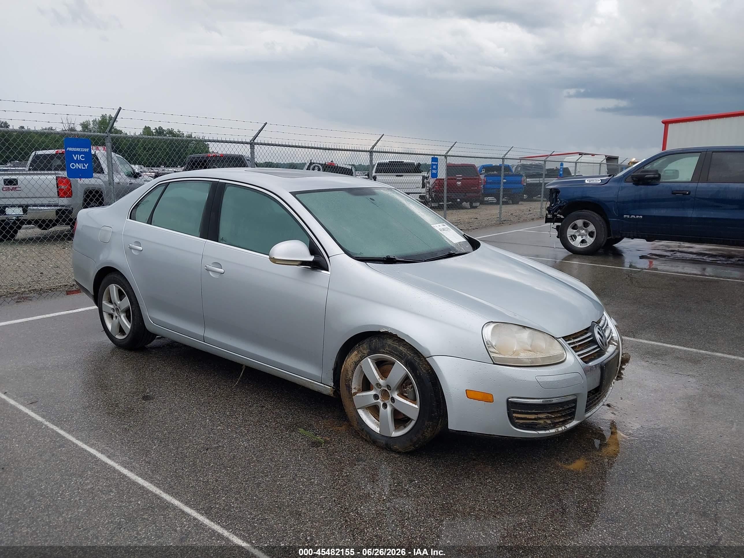 2008 Volkswagen Jetta Se Silver vin: 3VWRM71K48M135735