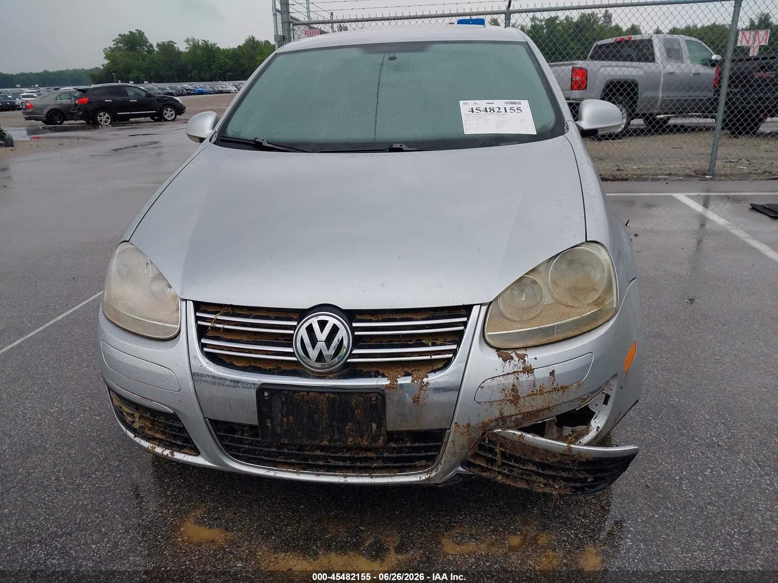 2008 Volkswagen Jetta Se Silver vin: 3VWRM71K48M135735