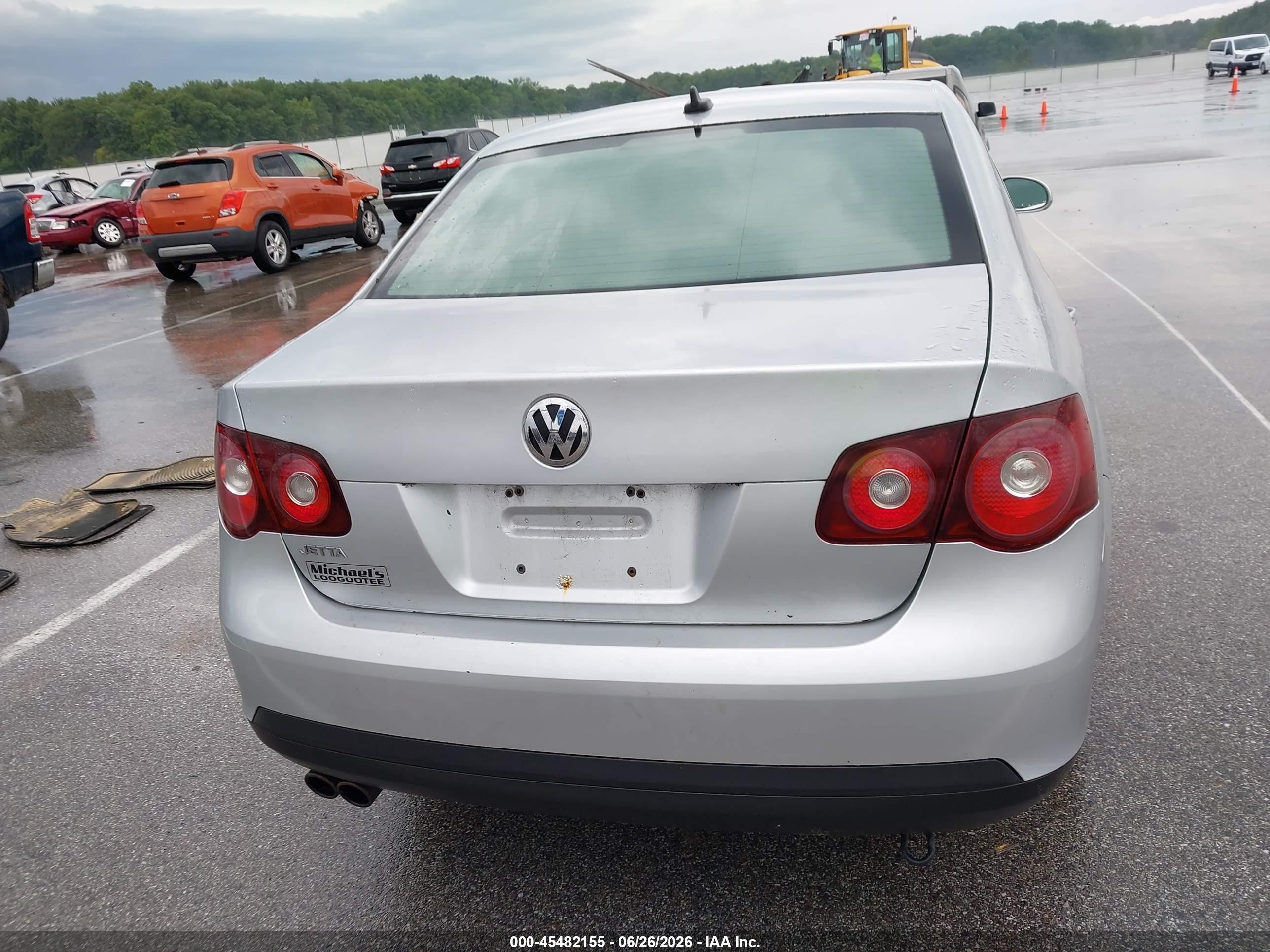 2008 Volkswagen Jetta Se Silver vin: 3VWRM71K48M135735