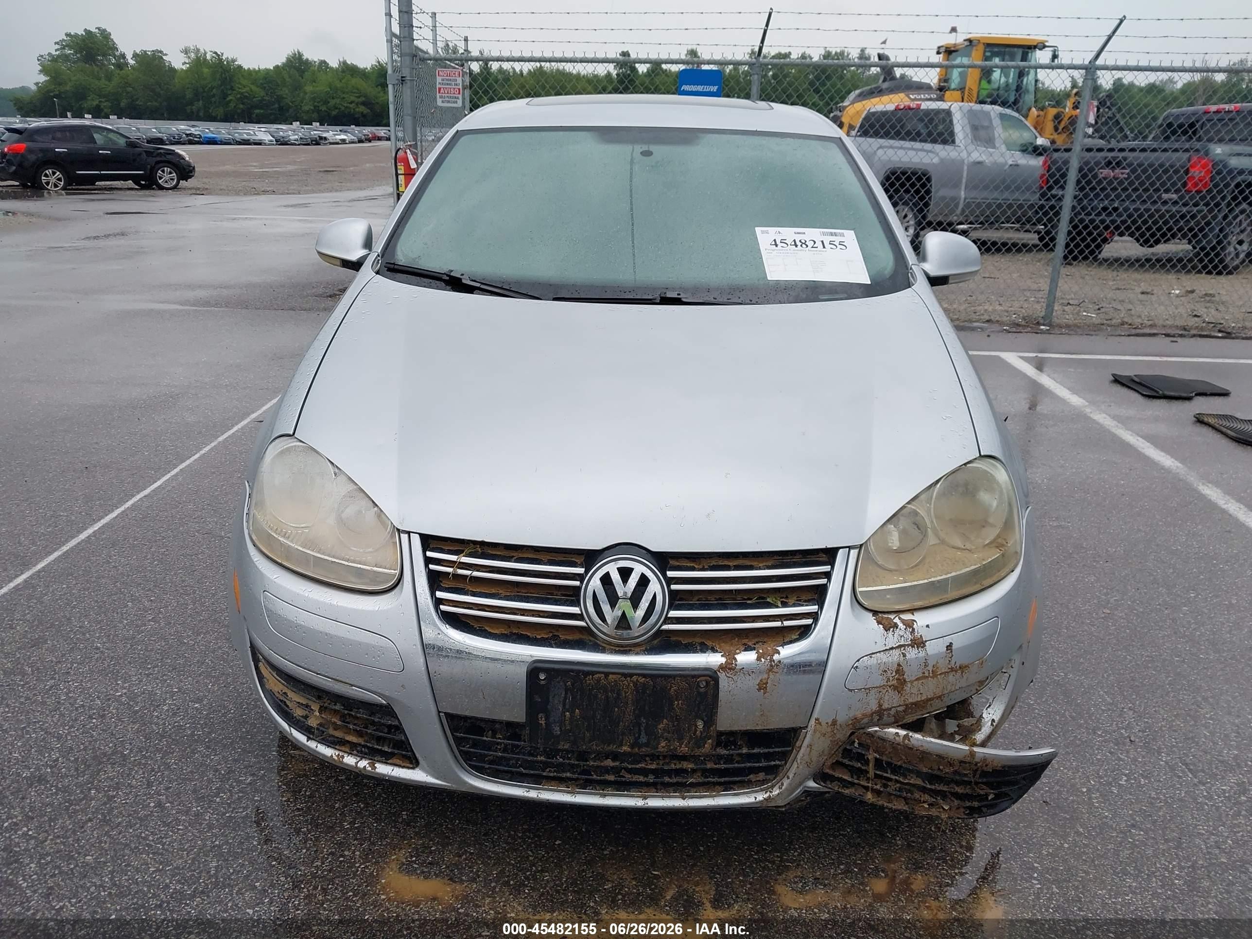 2008 Volkswagen Jetta Se Silver vin: 3VWRM71K48M135735
