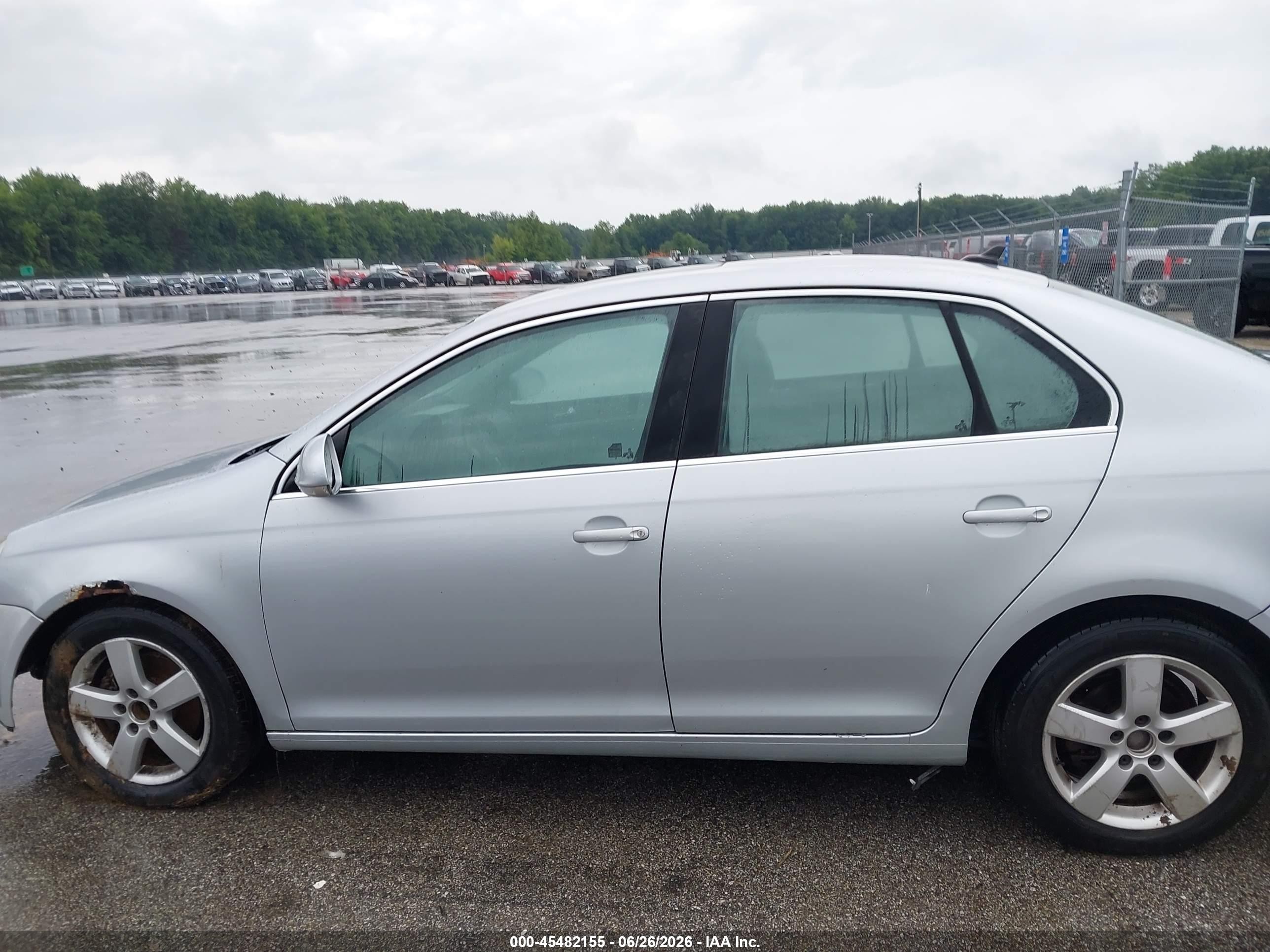 2008 Volkswagen Jetta Se Silver vin: 3VWRM71K48M135735