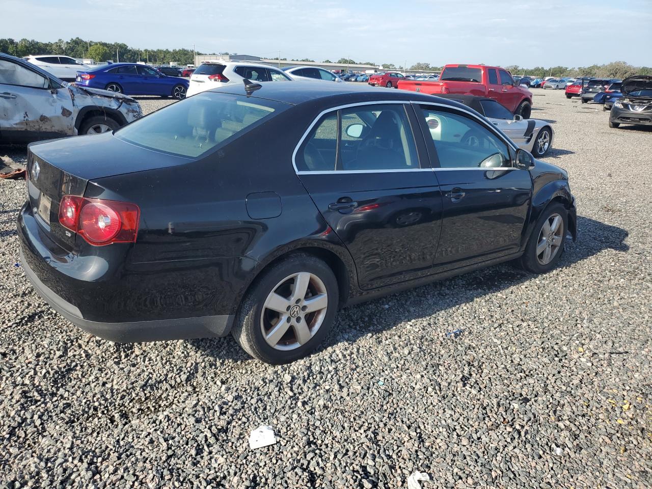 2009 Volkswagen Jetta Se Черный vin: 3VWRM71K49M079071