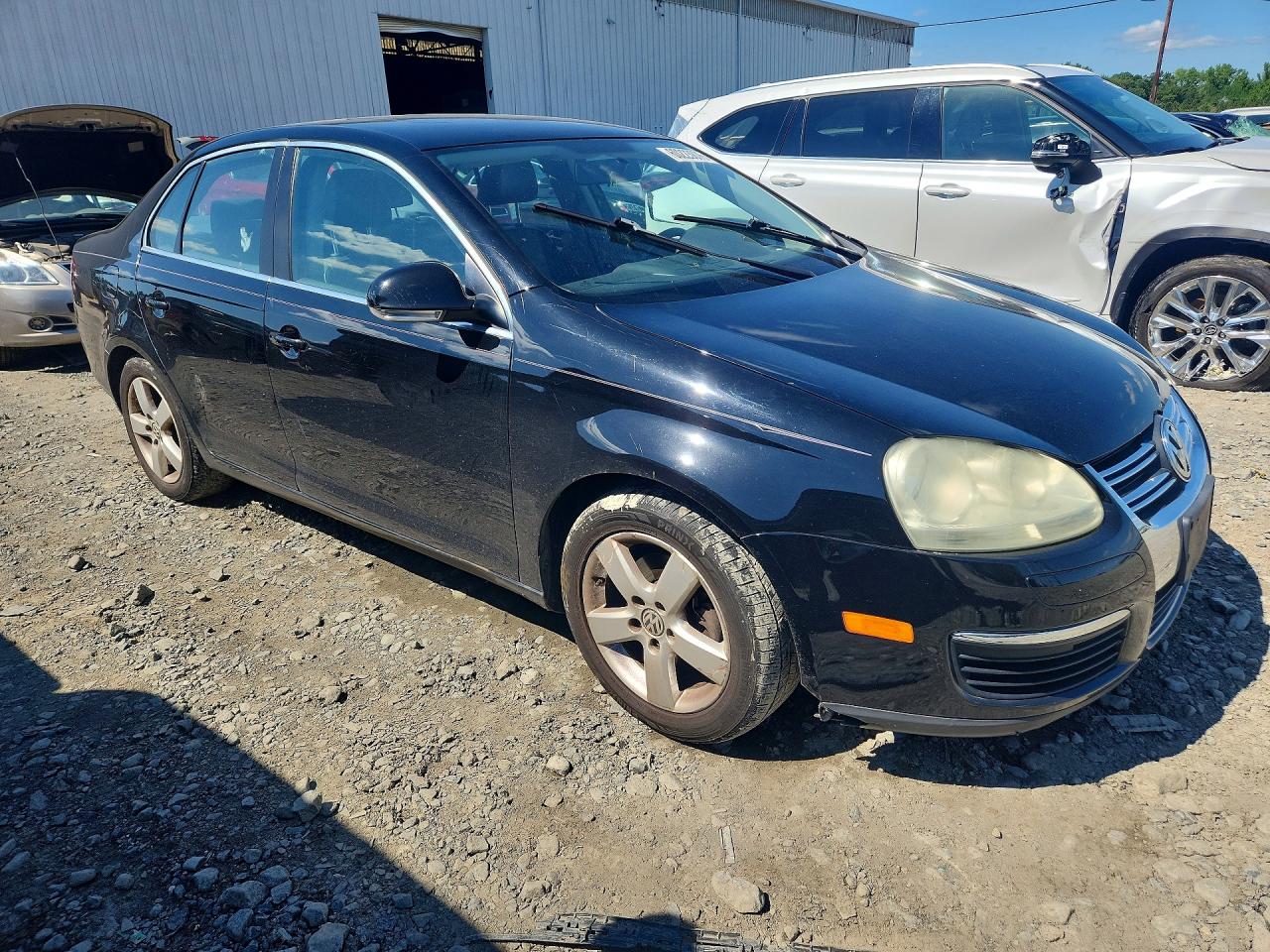 2009 Volkswagen Jetta Se/sel Черный vin: 3VWRM71K49M140905