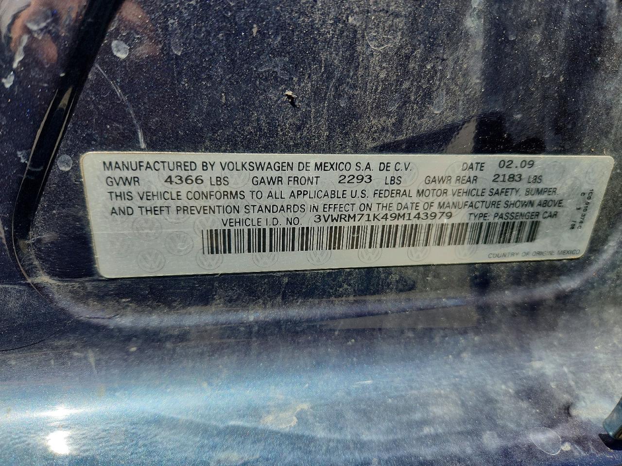 2009 Volkswagen Jetta Se Серый vin: 3VWRM71K49M143979