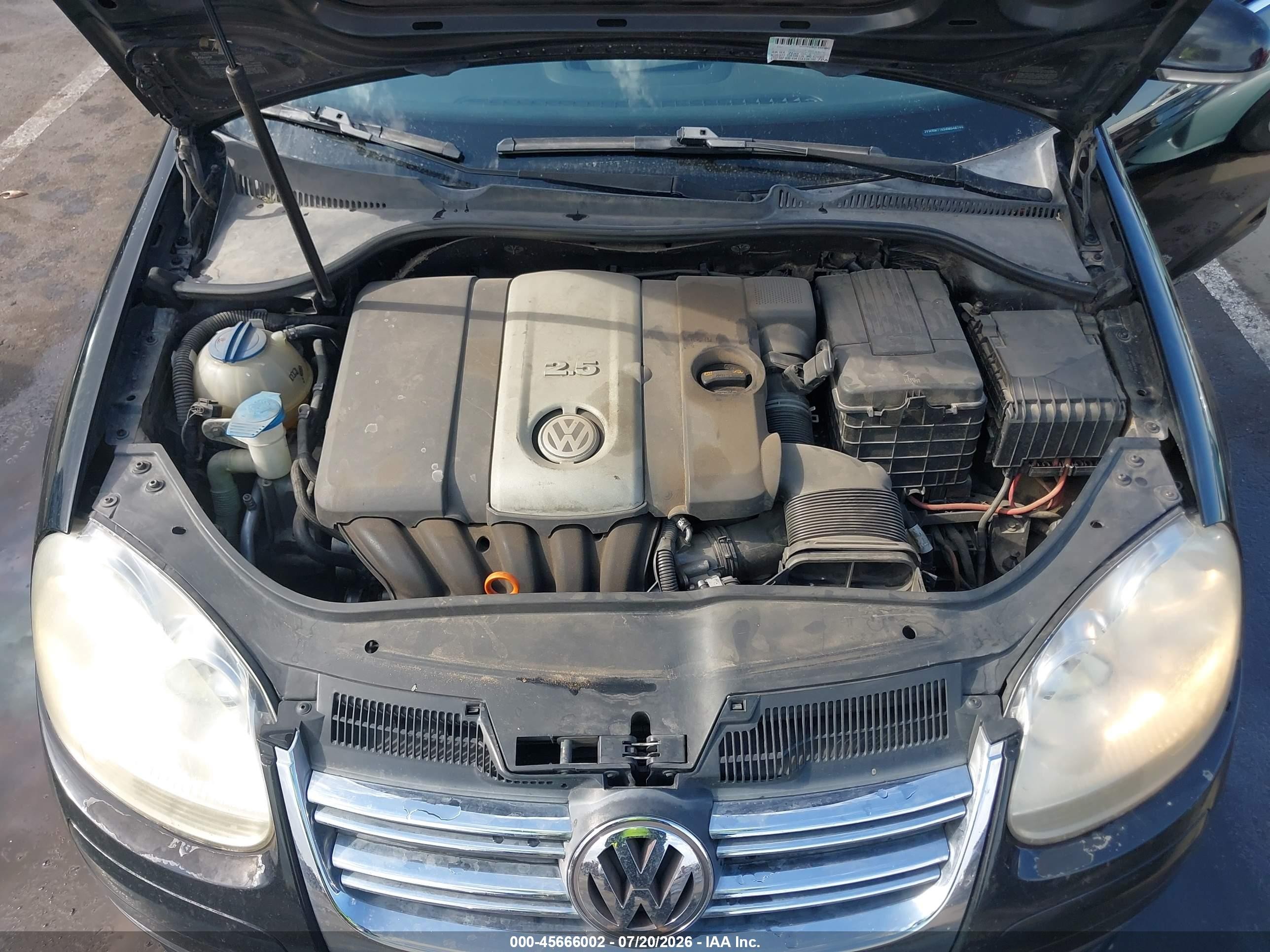 2008 Volkswagen Jetta Se/sel Черный vin: 3VWRM71K58M048748