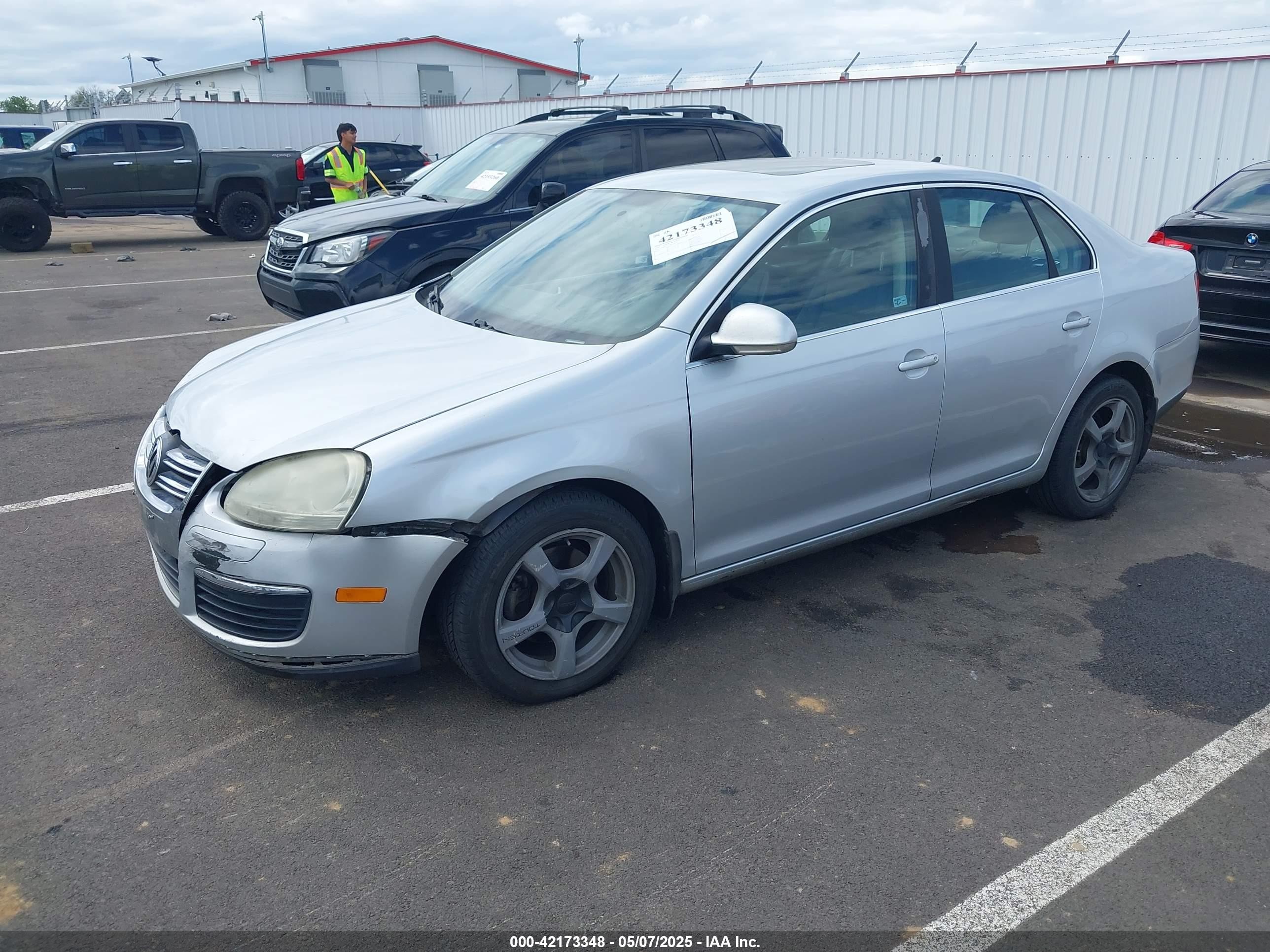 2008 Volkswagen Jetta Se/sel Silver vin: 3VWRM71K58M069597