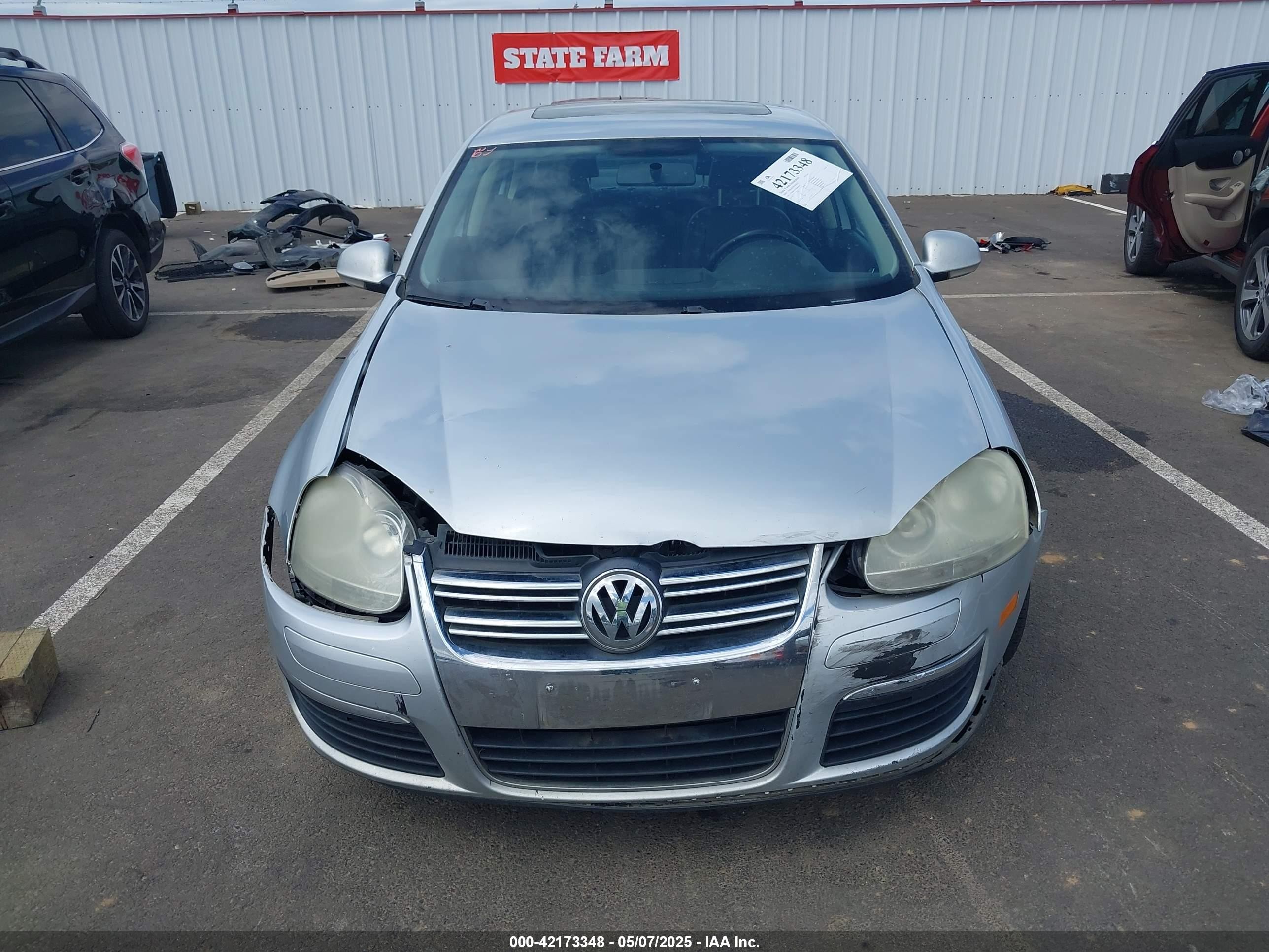 2008 Volkswagen Jetta Se/sel Silver vin: 3VWRM71K58M069597