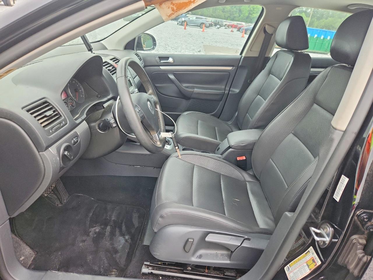 2008 Volkswagen Jetta Se/sel Black vin: 3VWRM71K58M197015