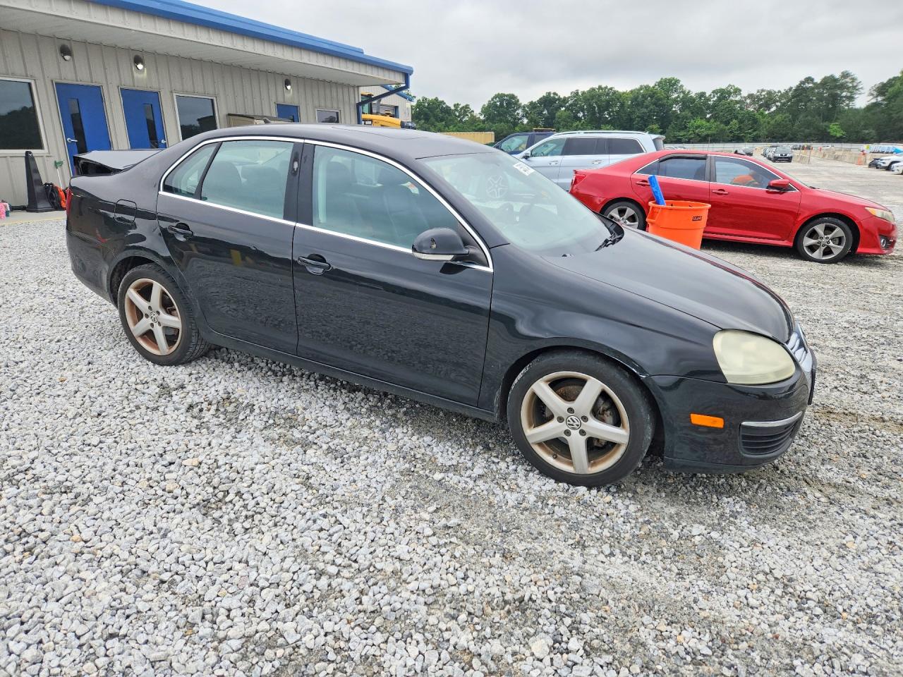 2008 Volkswagen Jetta Se/sel Black vin: 3VWRM71K58M197015