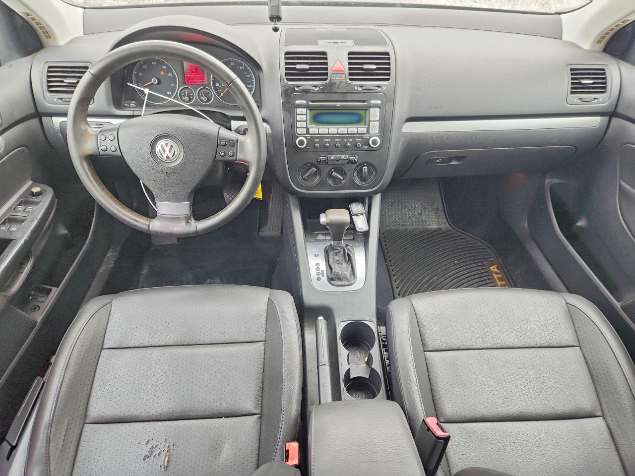 2008 Volkswagen Jetta Se/sel Black vin: 3VWRM71K58M197015