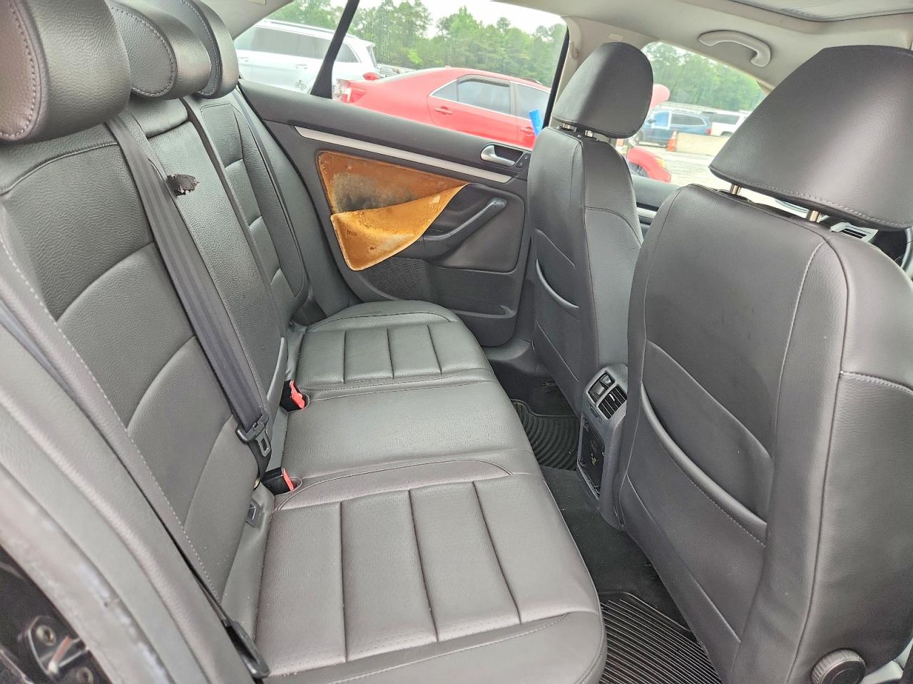 2008 Volkswagen Jetta Se/sel Black vin: 3VWRM71K58M197015