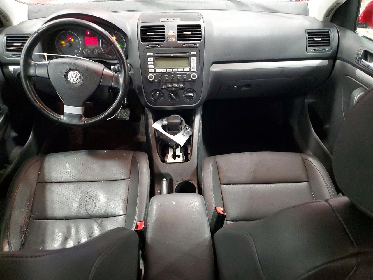 2009 Volkswagen Jetta Se Red vin: 3VWRM71K59M178059