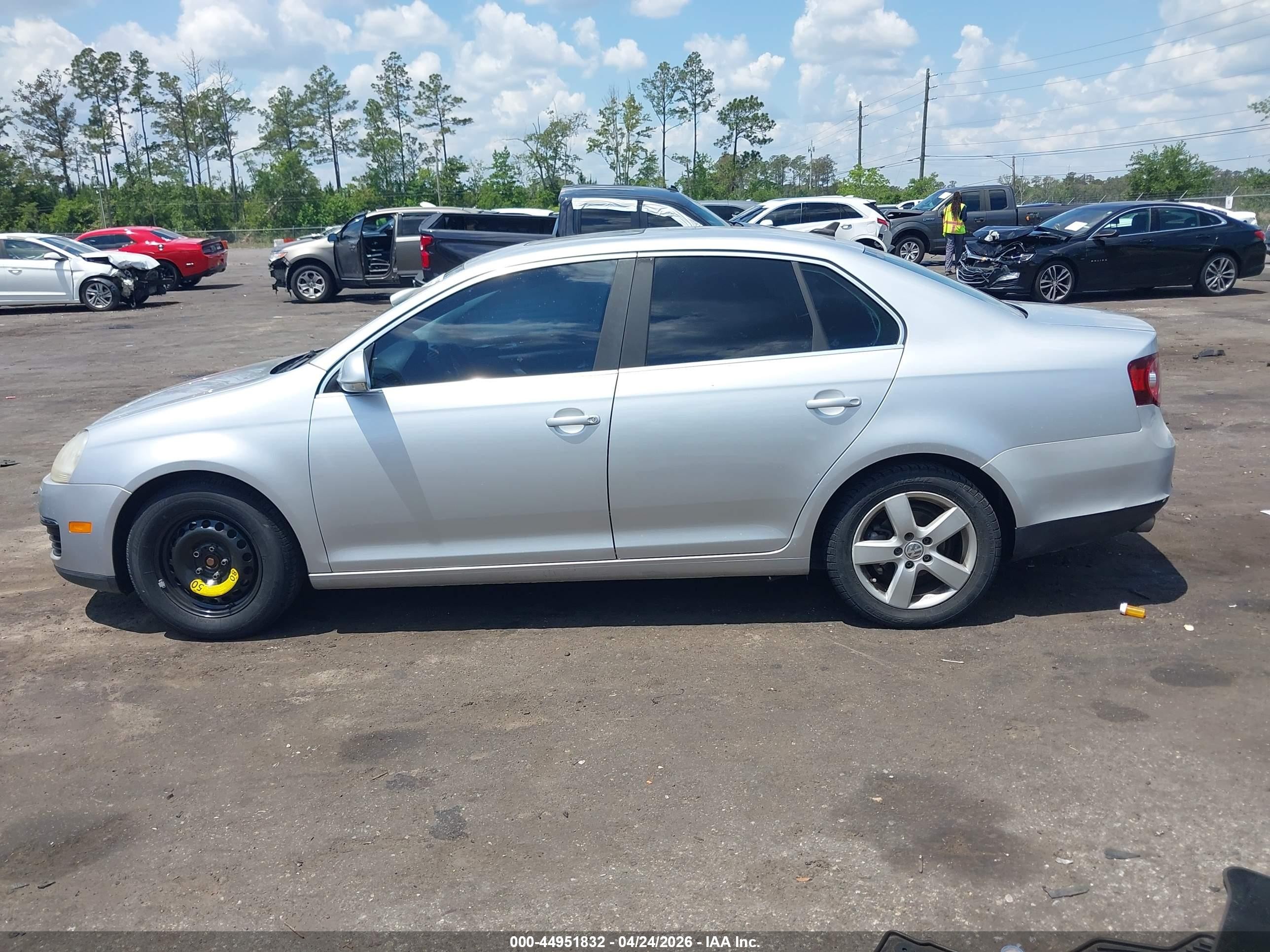 2008 Volkswagen Jetta Se/sel Silver vin: 3VWRM71K68M059063