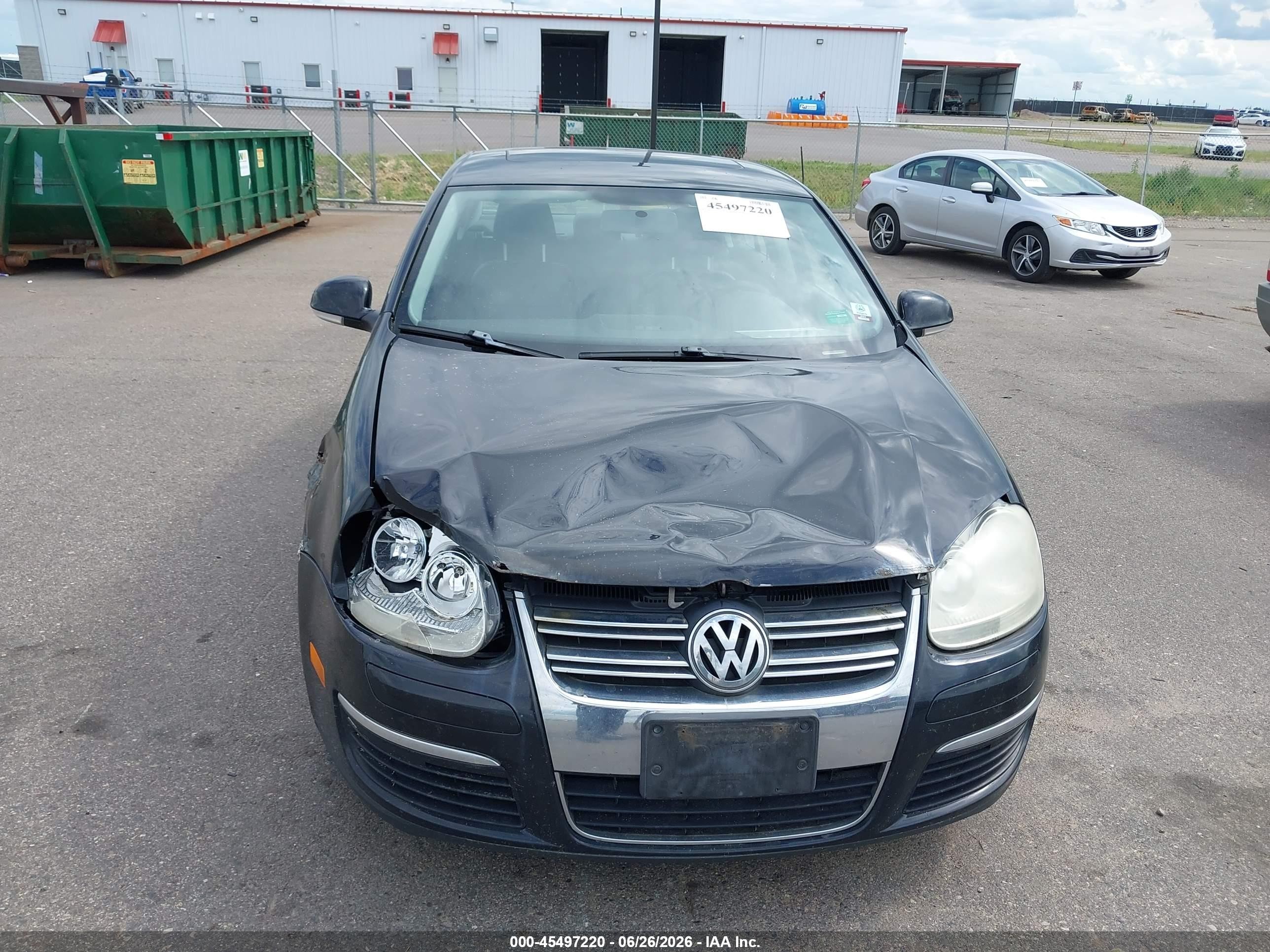 2008 Volkswagen Jetta Se/sel Black vin: 3VWRM71K68M122307