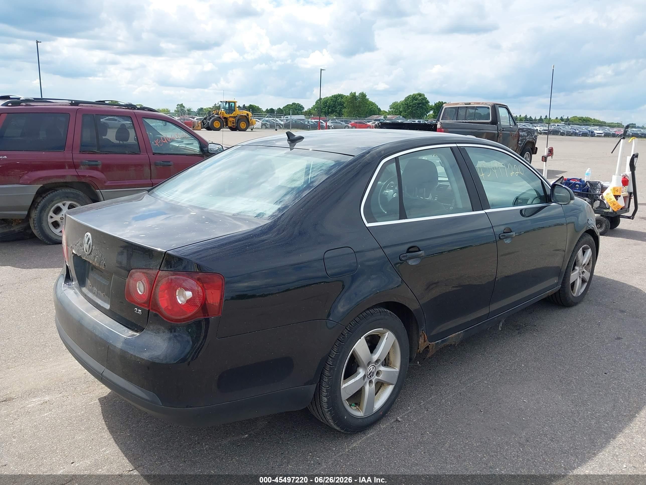 2008 Volkswagen Jetta Se/sel Black vin: 3VWRM71K68M122307