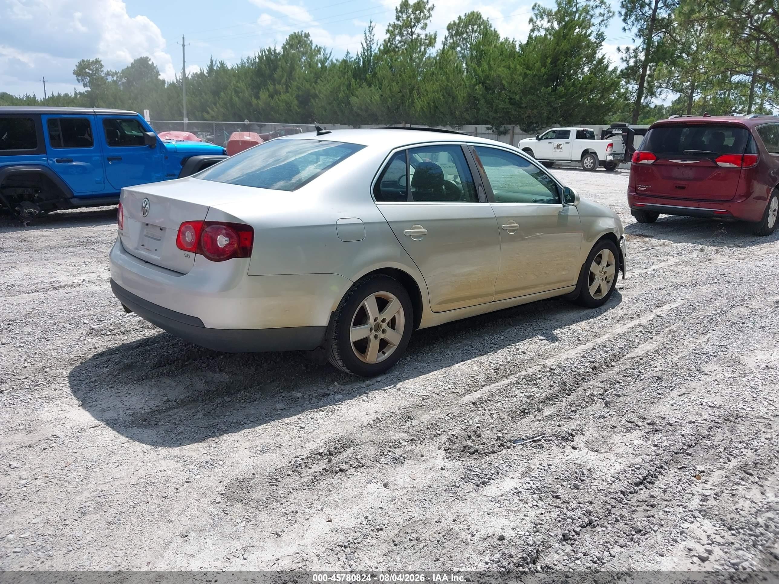 2008 Volkswagen Jetta Se/sel Серебряный vin: 3VWRM71K68M144419
