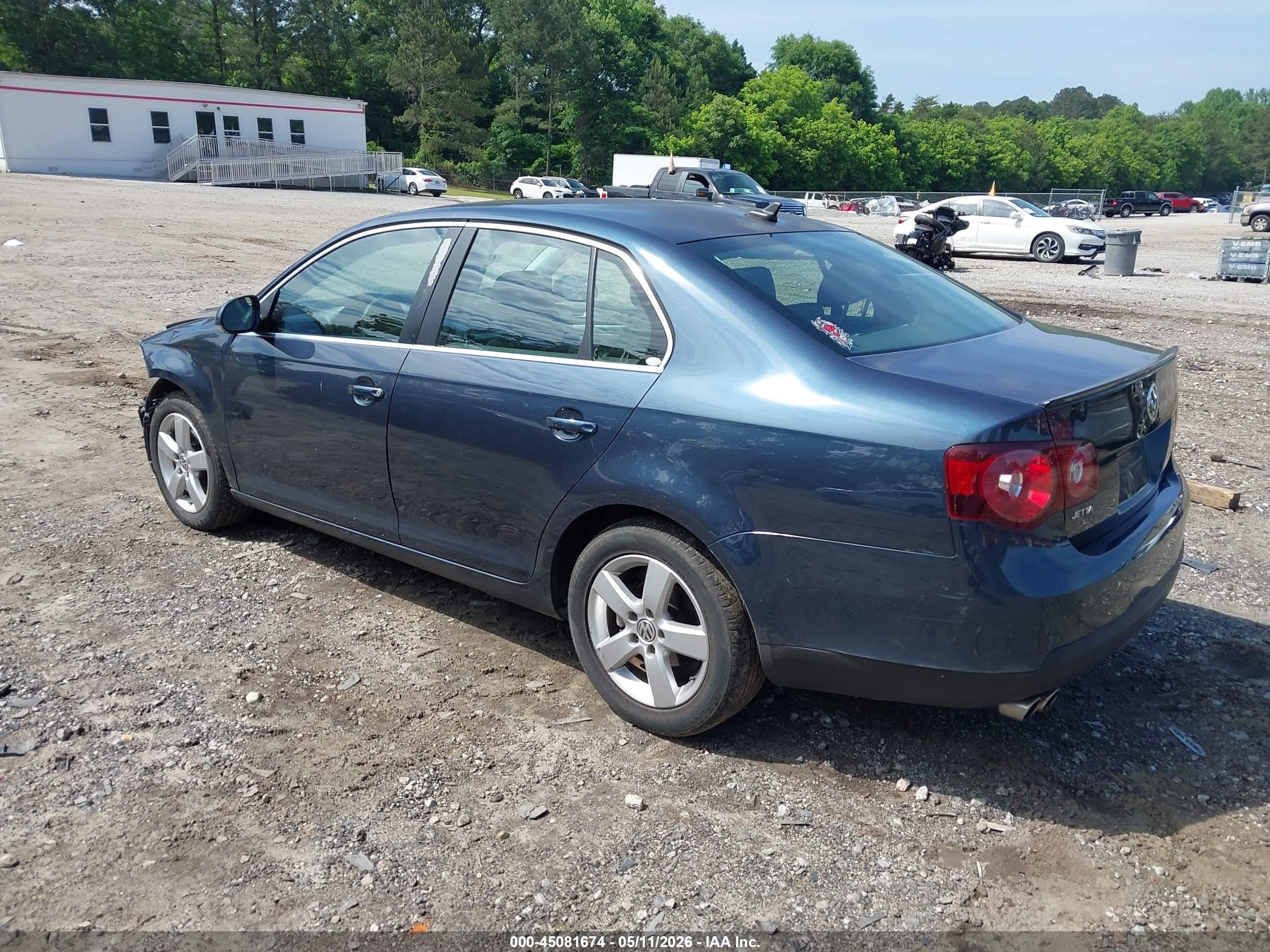 2009 Volkswagen Jetta Se/sel Blue vin: 3VWRM71K69M050249