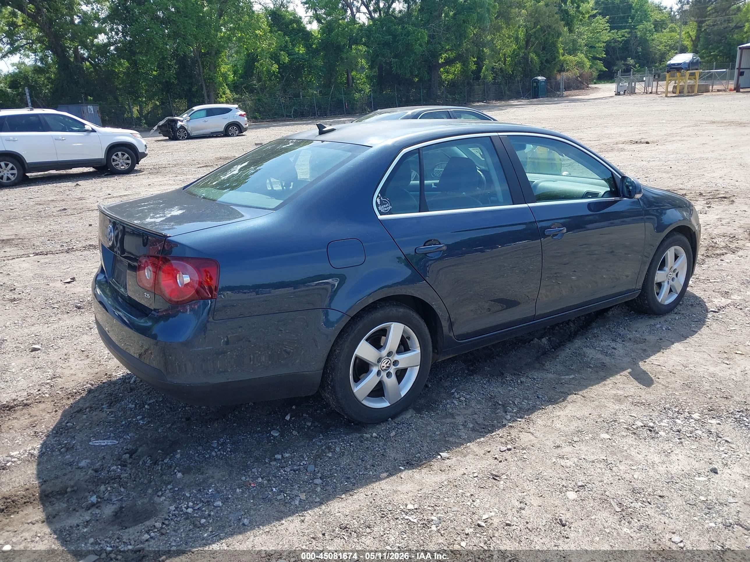 2009 Volkswagen Jetta Se/sel Blue vin: 3VWRM71K69M050249