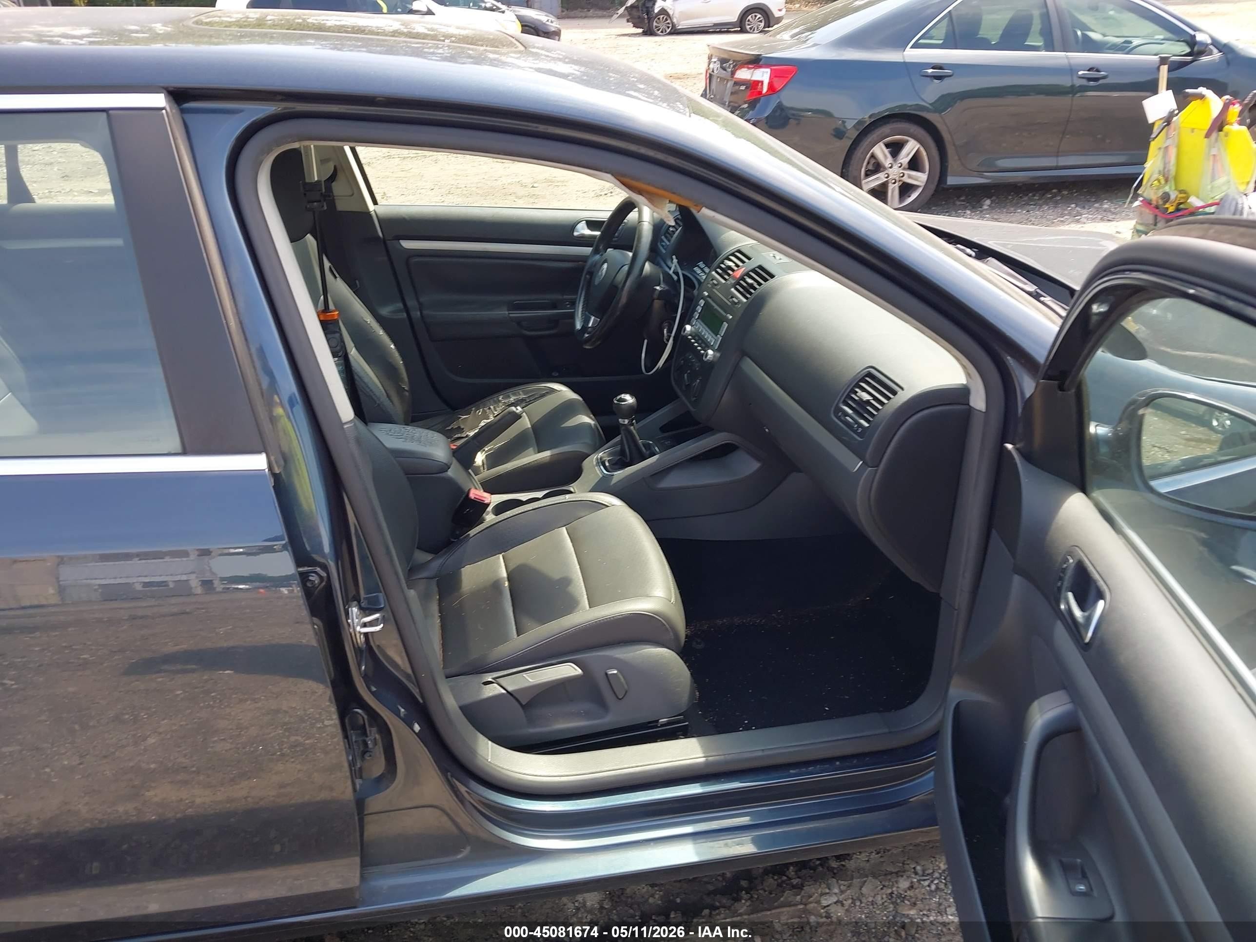 2009 Volkswagen Jetta Se/sel Blue vin: 3VWRM71K69M050249