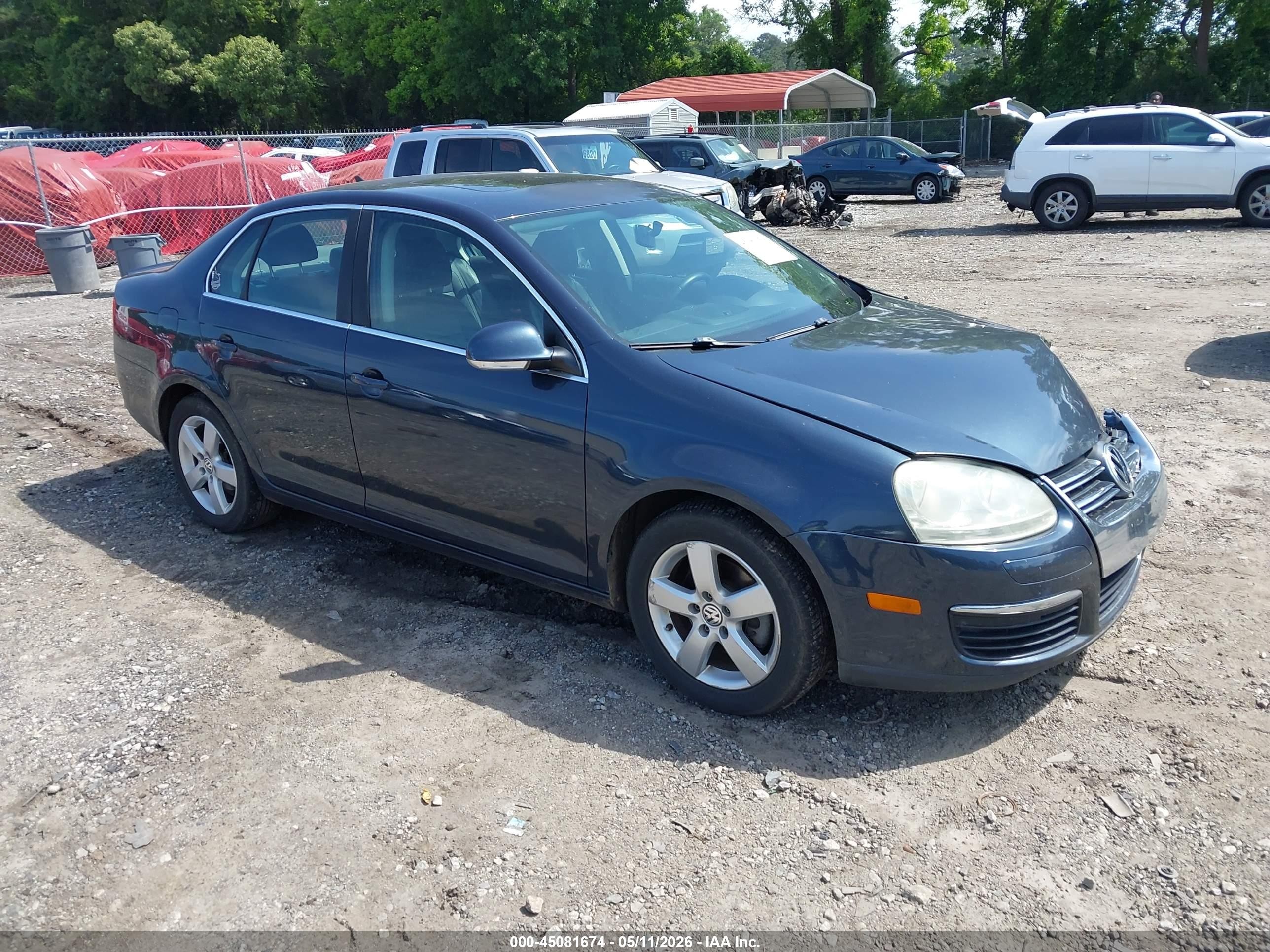 2009 Volkswagen Jetta Se/sel Синий vin: 3VWRM71K69M050249