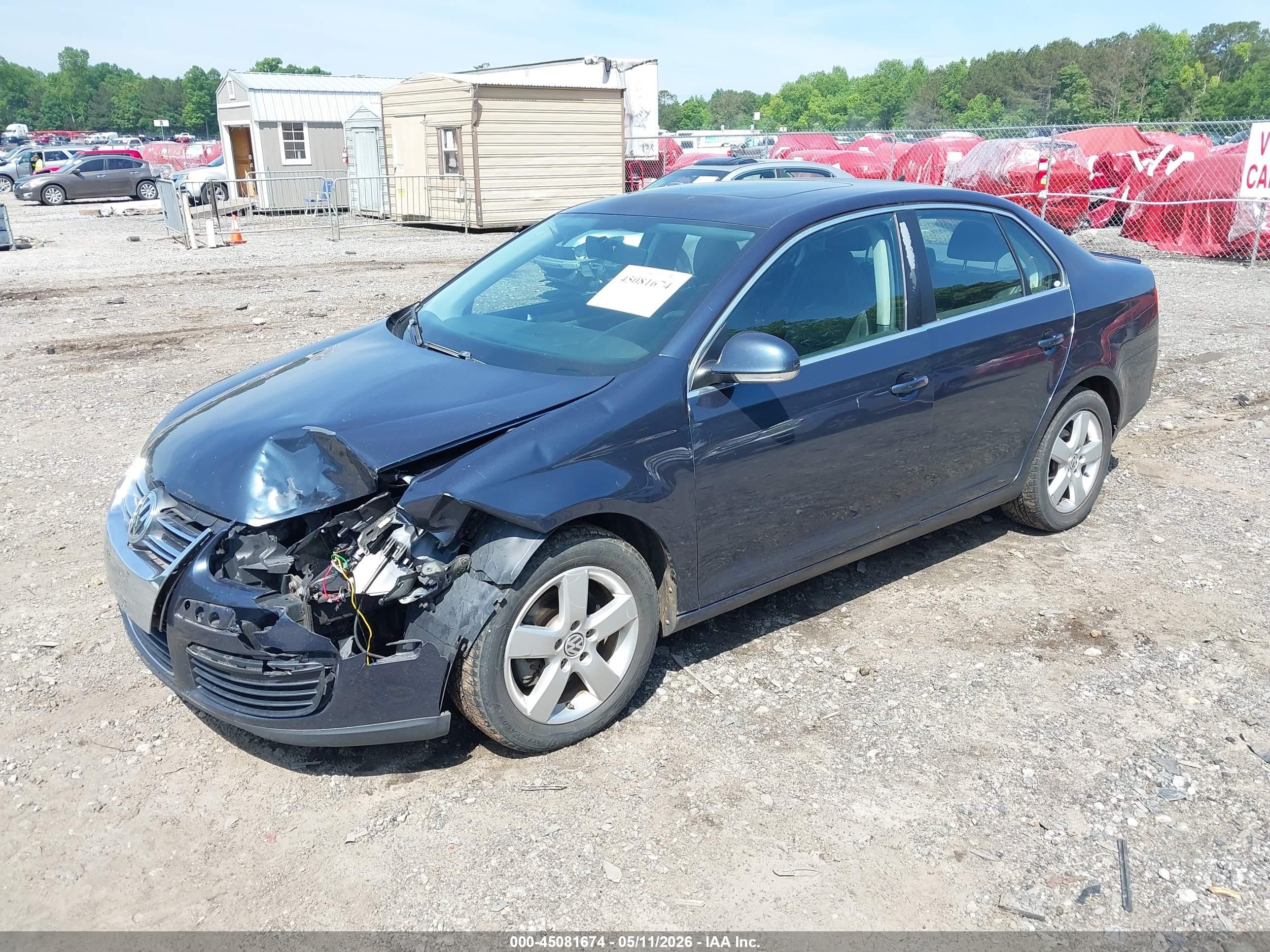 2009 Volkswagen Jetta Se/sel Blue vin: 3VWRM71K69M050249