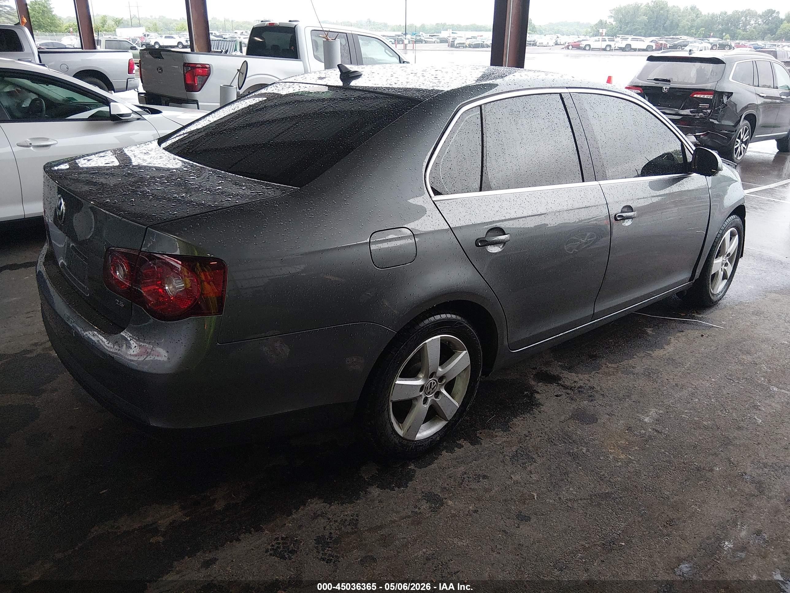 2009 Volkswagen Jetta Se Gray vin: 3VWRM71K69M154806