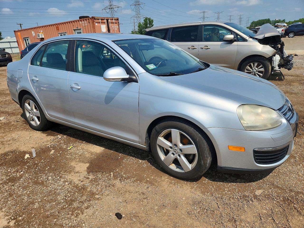 2008 Volkswagen Jetta Se Silver vin: 3VWRM71K78M040246