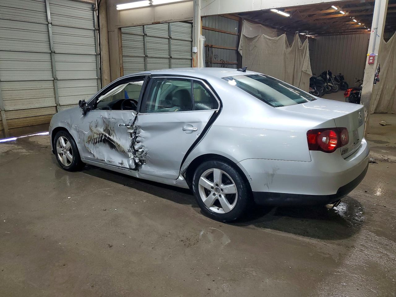 2008 Volkswagen Jetta Se Silver vin: 3VWRM71K78M070959
