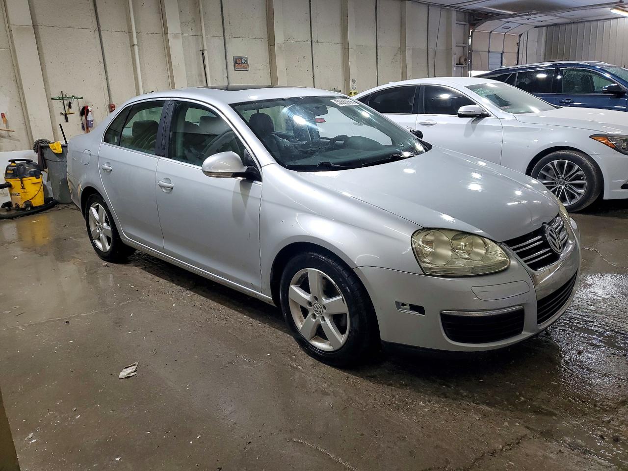 2008 Volkswagen Jetta Se Silver vin: 3VWRM71K78M070959