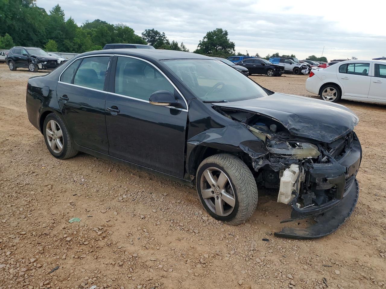 2008 Volkswagen Jetta Se/sel Black vin: 3VWRM71K78M198604