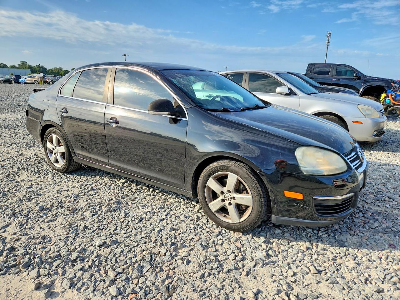 2009 Volkswagen Jetta Se Black vin: 3VWRM71K79M040653