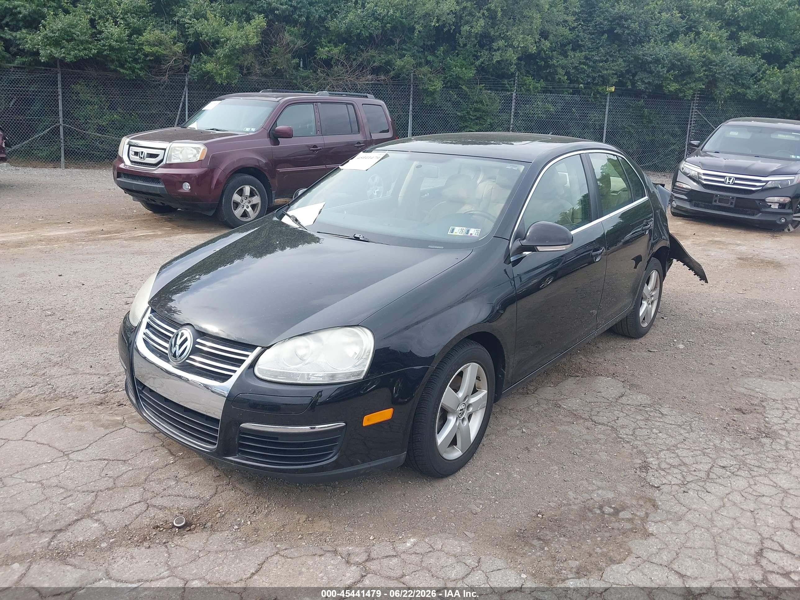 2009 Volkswagen Jetta Se Black vin: 3VWRM71K79M130188