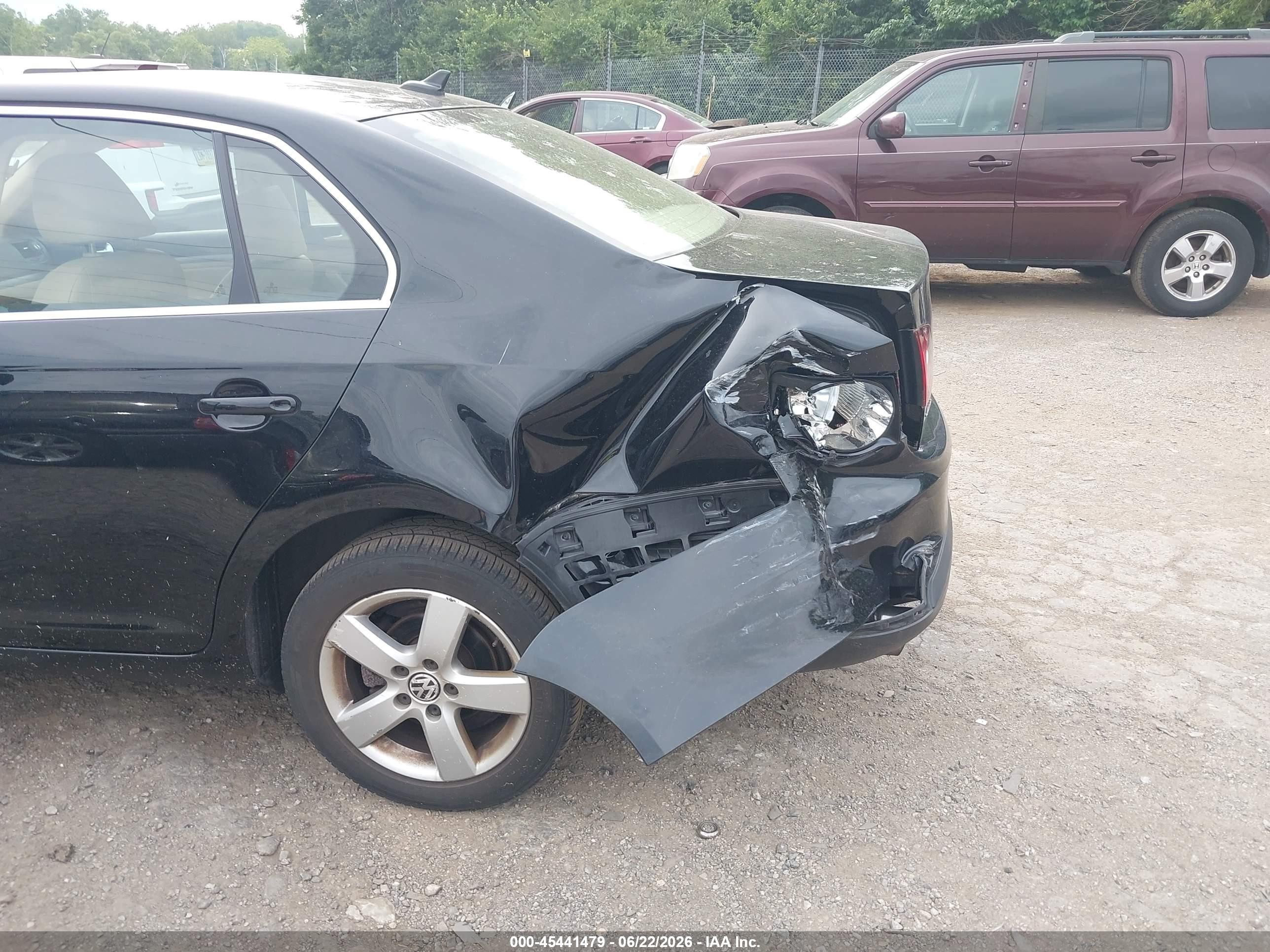 2009 Volkswagen Jetta Se Black vin: 3VWRM71K79M130188