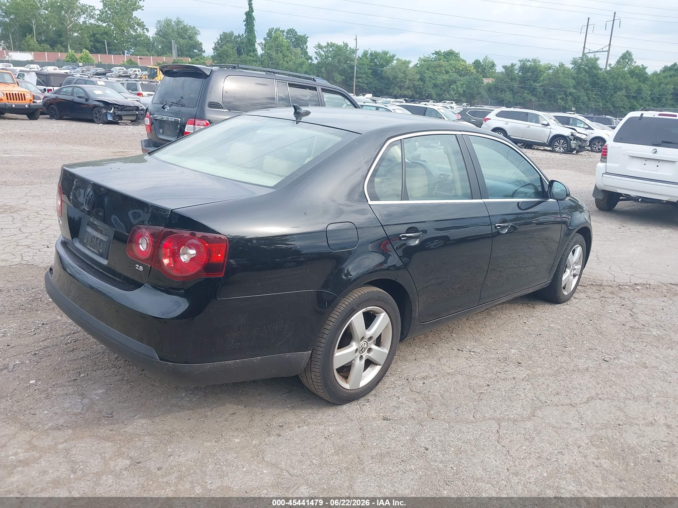 2009 Volkswagen Jetta Se Black vin: 3VWRM71K79M130188