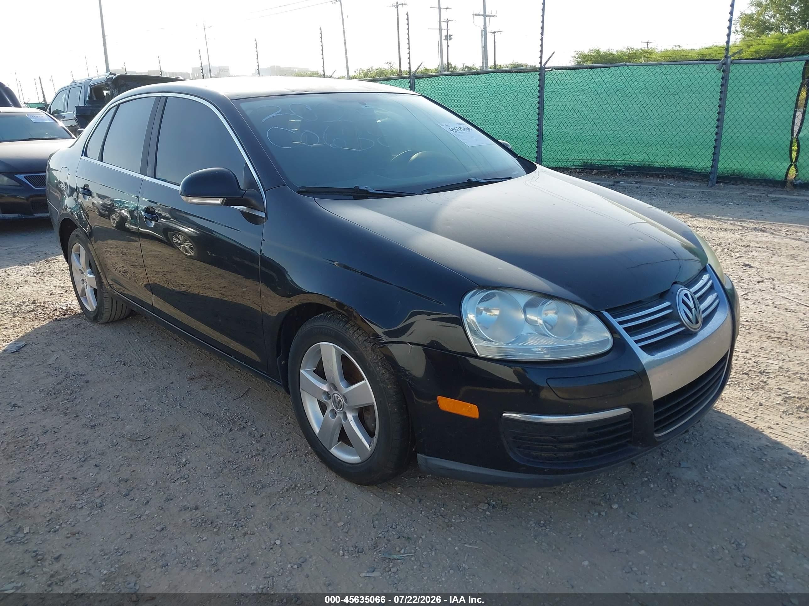 2008 Volkswagen Jetta Se/sel Black vin: 3VWRM71K88M009829
