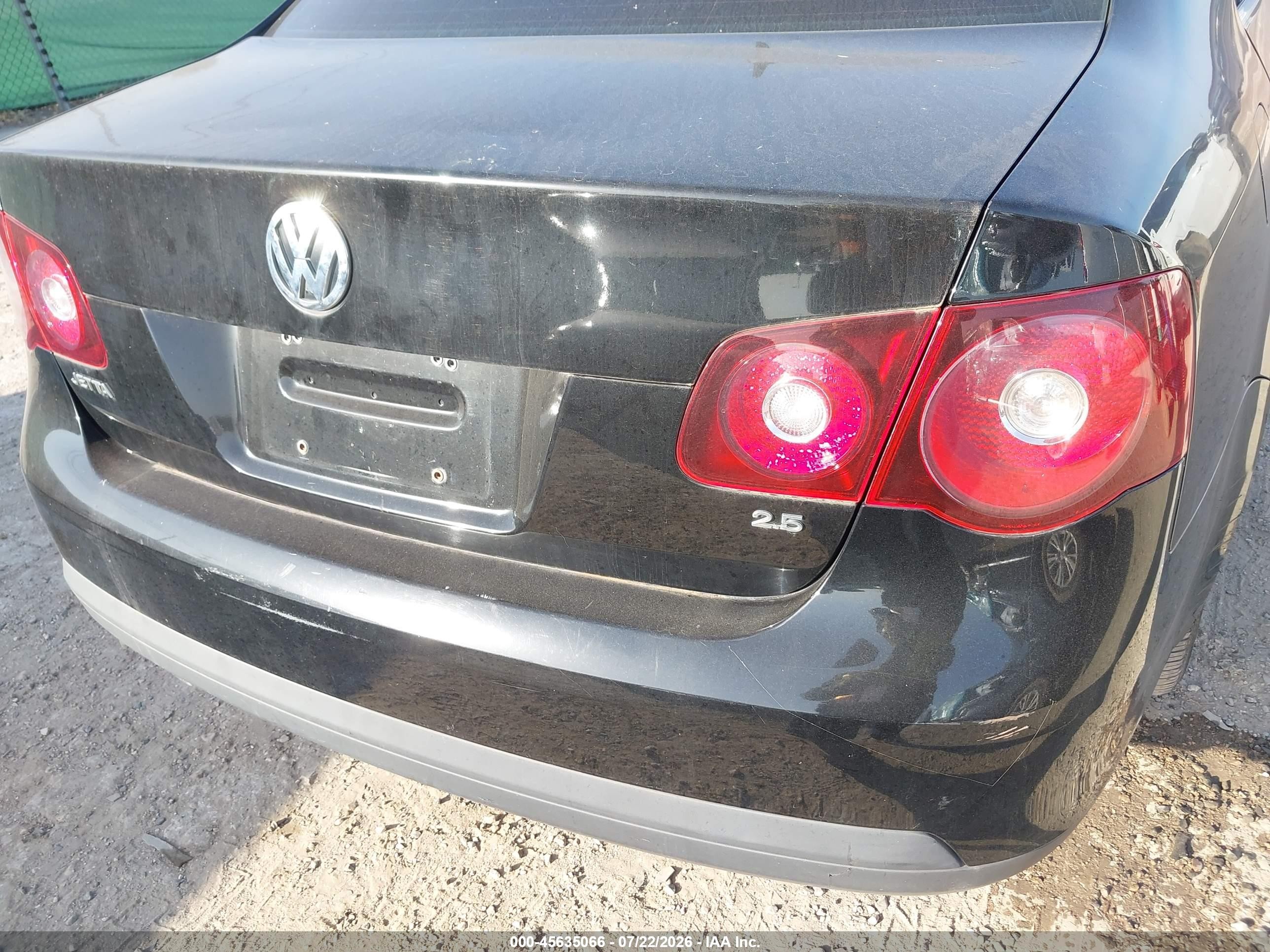 2008 Volkswagen Jetta Se/sel Black vin: 3VWRM71K88M009829