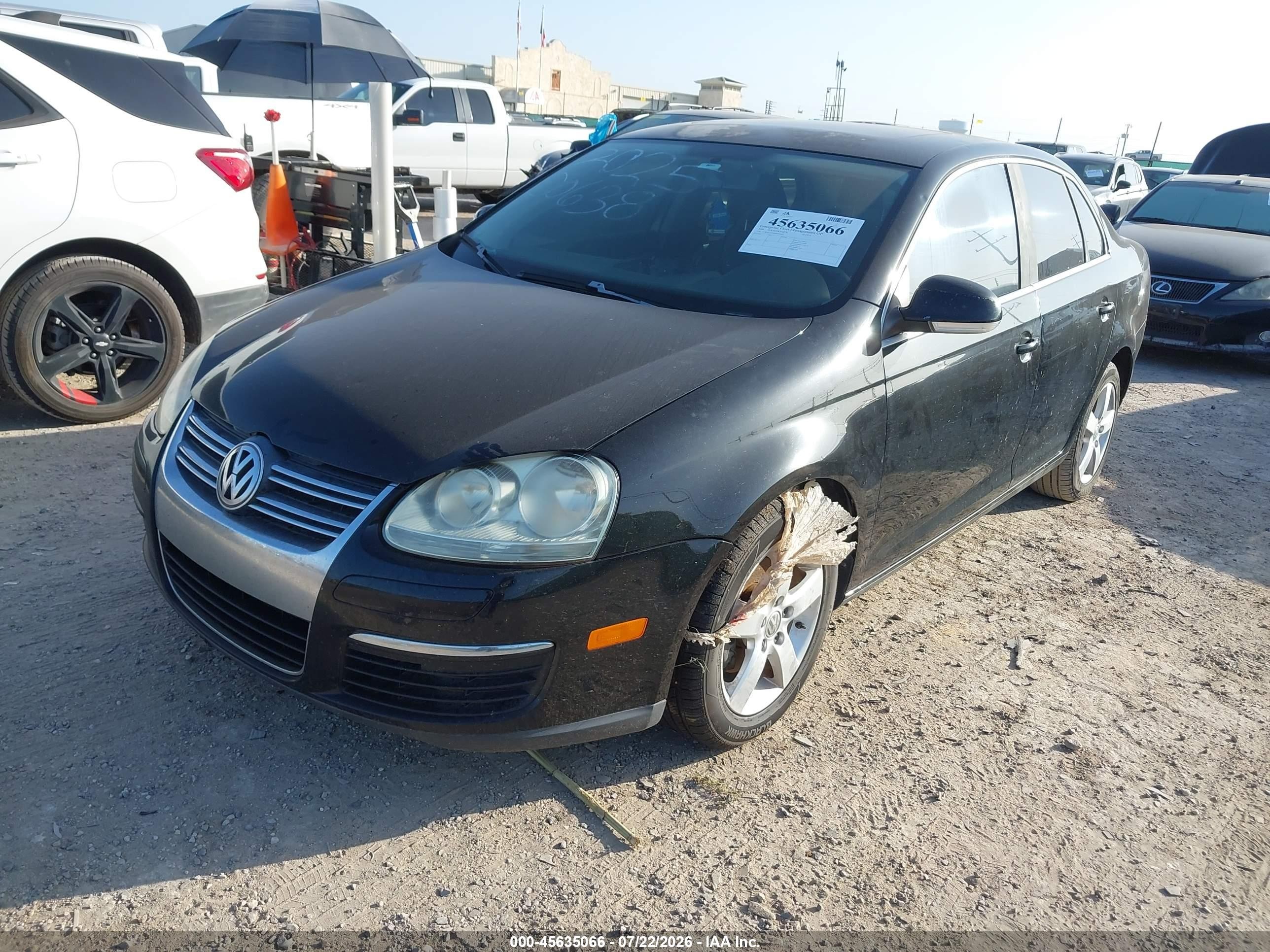 2008 Volkswagen Jetta Se/sel Black vin: 3VWRM71K88M009829