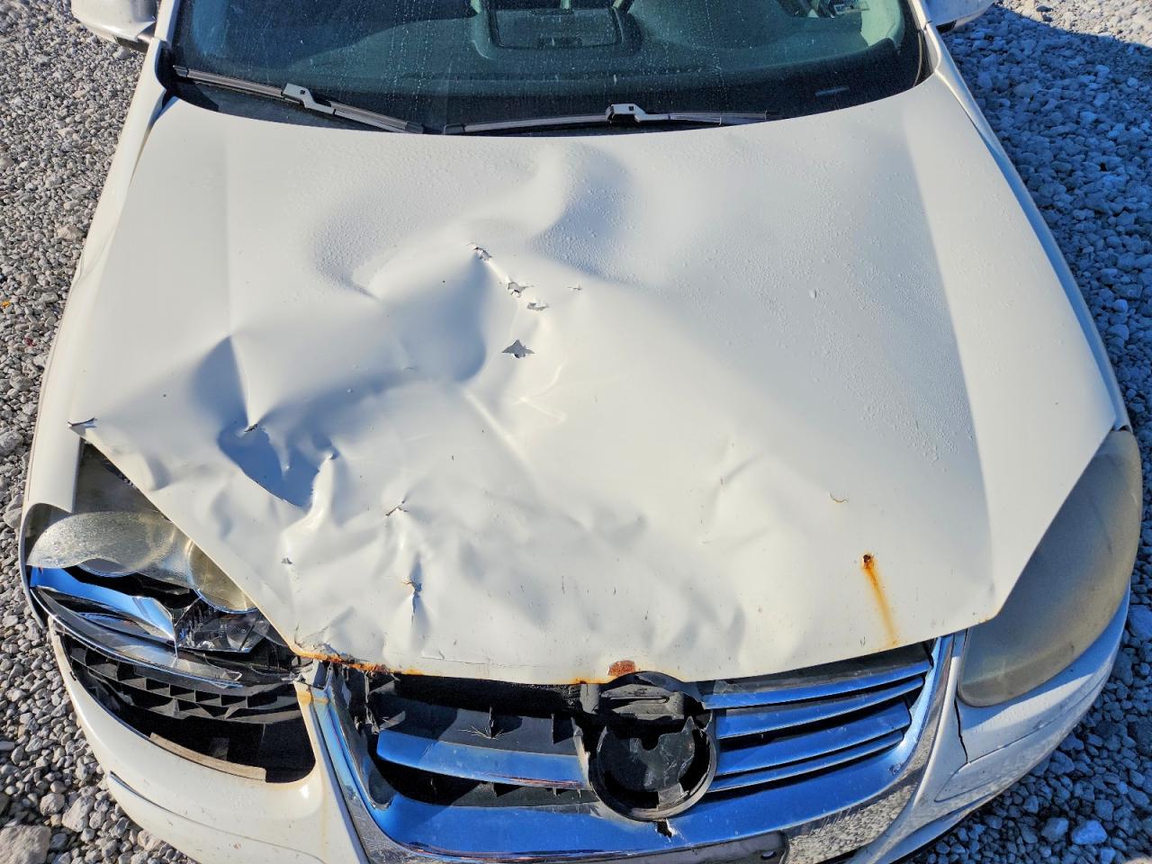 2008 Volkswagen Jetta Se White vin: 3VWRM71K88M095983