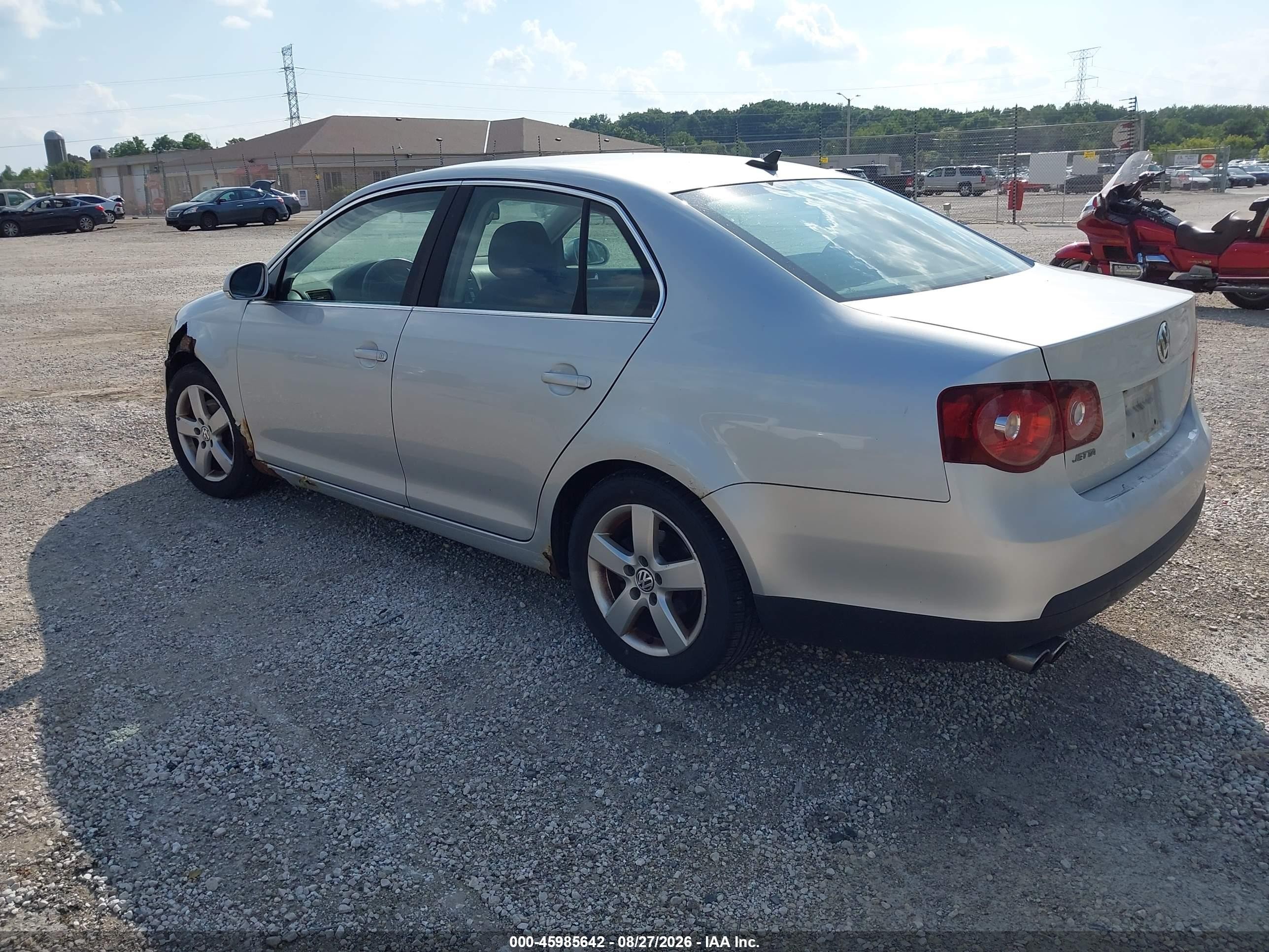 2008 Volkswagen Jetta Se/sel Silver vin: 3VWRM71K98M035517