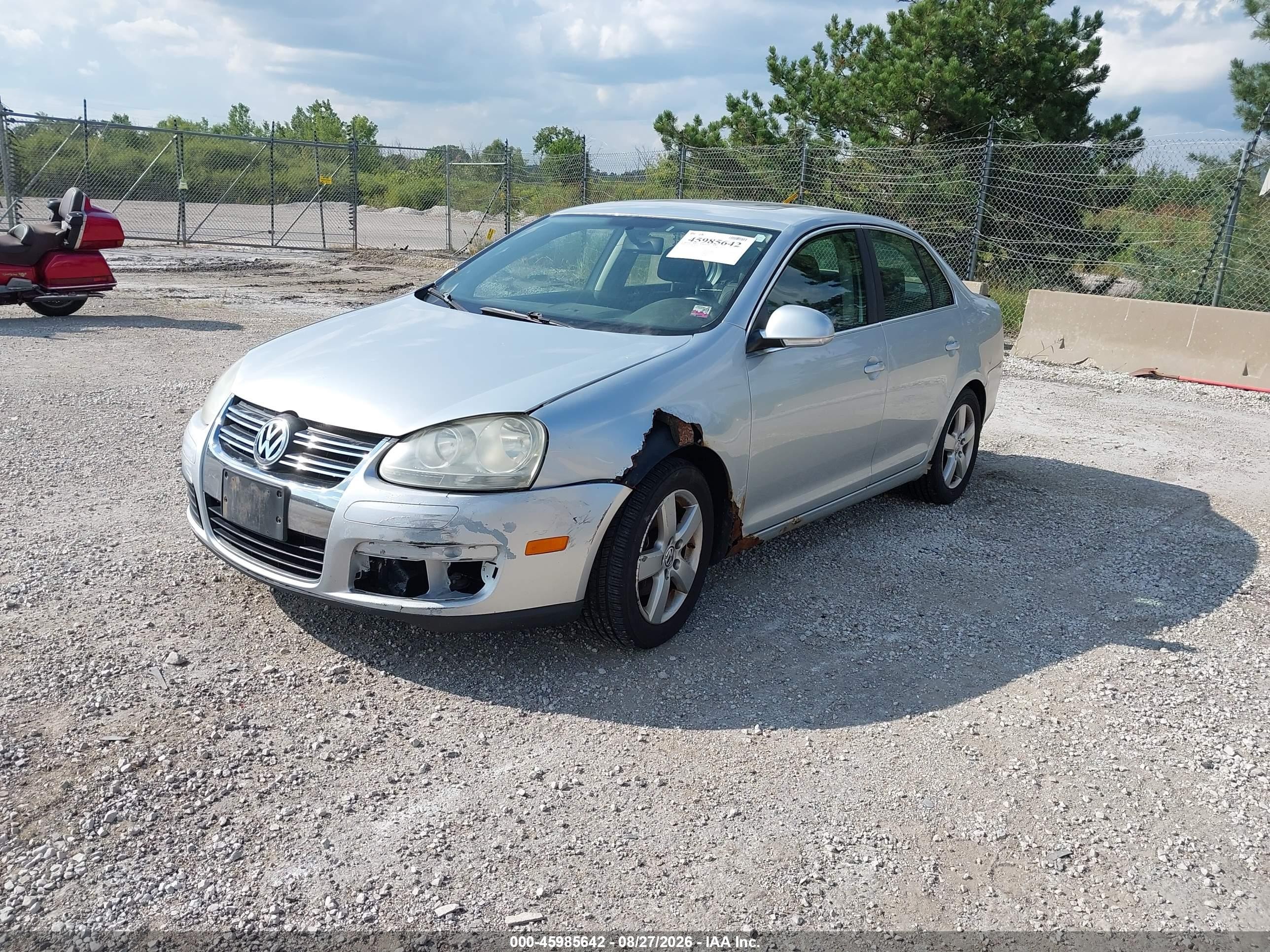 2008 Volkswagen Jetta Se/sel Silver vin: 3VWRM71K98M035517